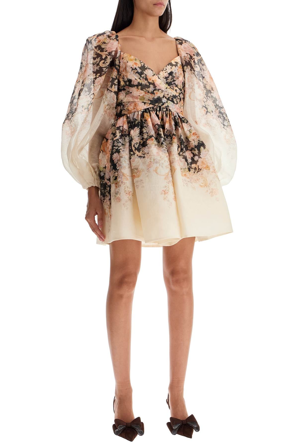 Zimmermann Floral Mini Dress Illustr