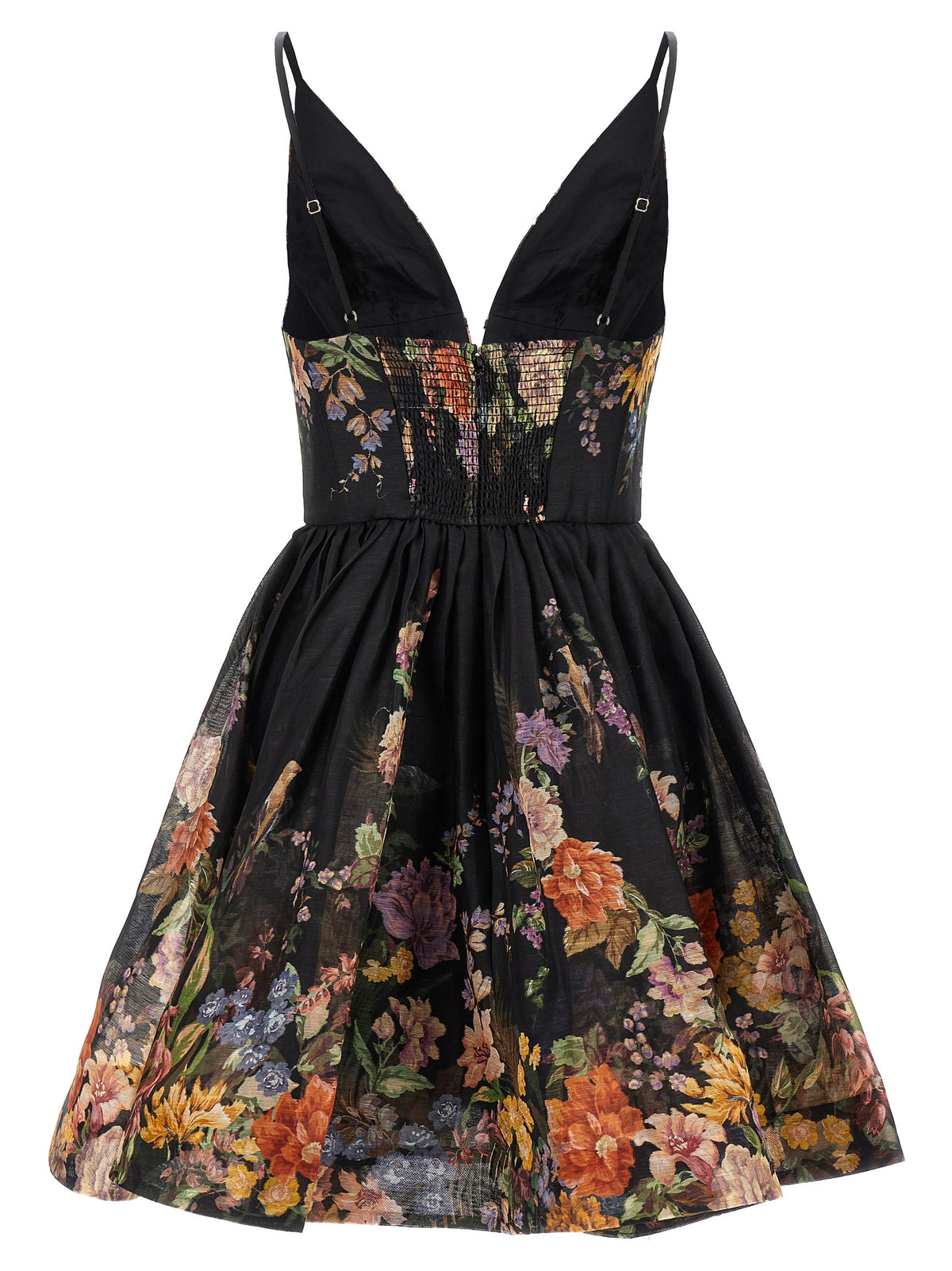 Zimmermann 'Pavilion V Neck Mini' Dress