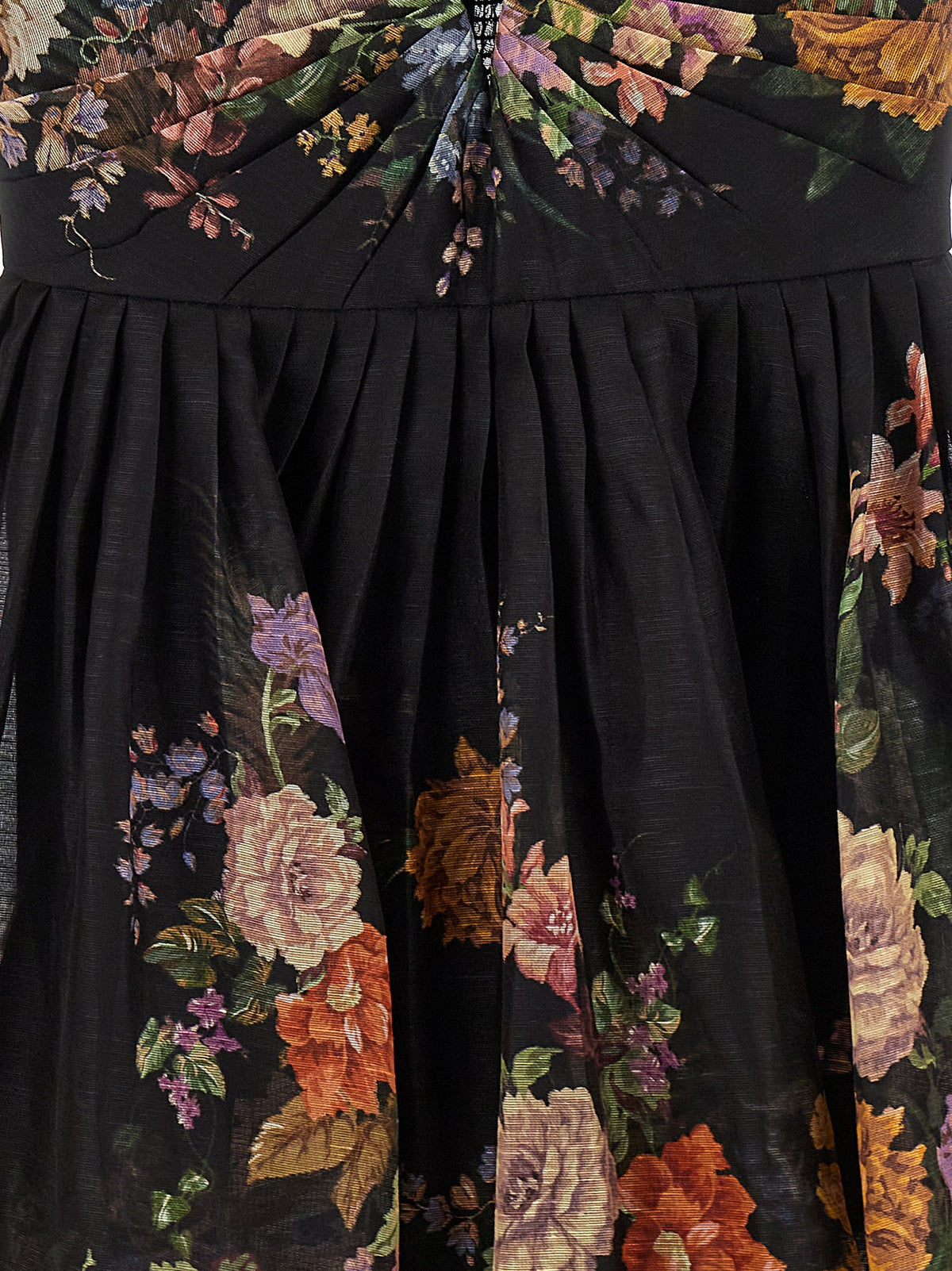 Zimmermann 'Pavilion V Neck Mini' Dress