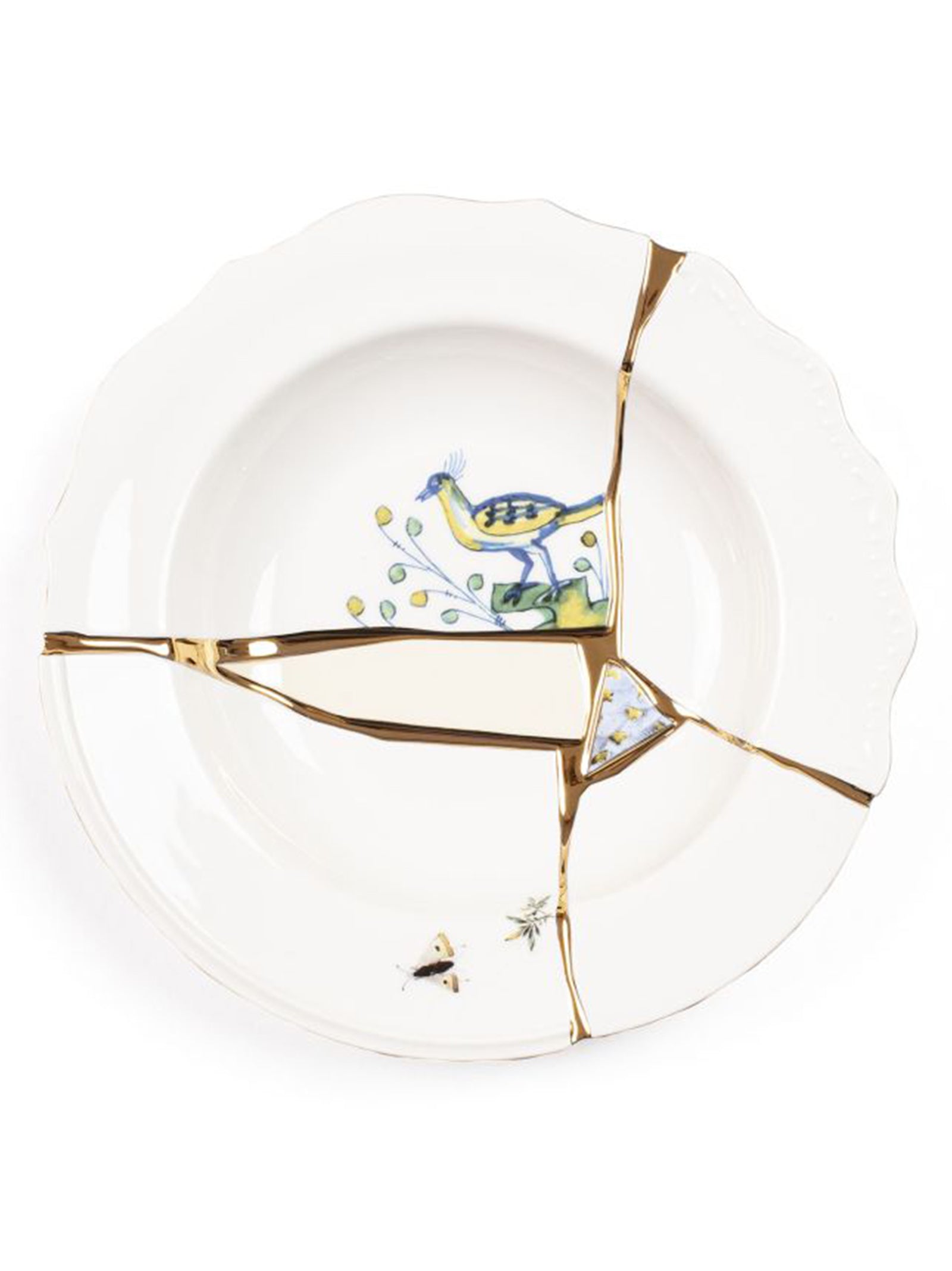 Seletti Soup Plate 'Kintsugi' ⌀ 22 Cm