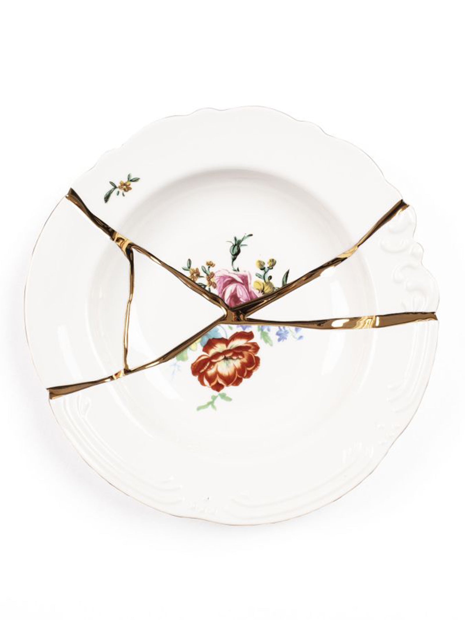 Seletti Soup Plate 'Kintsugi' ⌀ 22 Cm