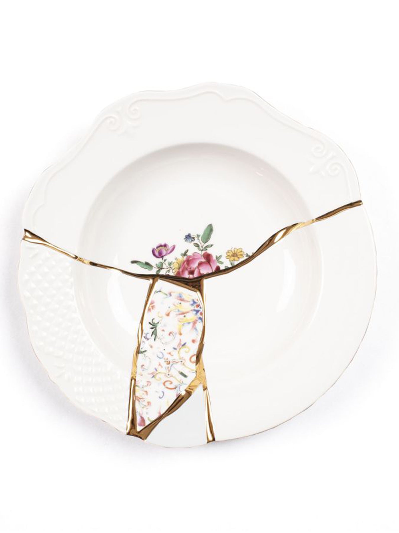 Seletti Soup Plate 'Kintsugi' ⌀ 22 Cm