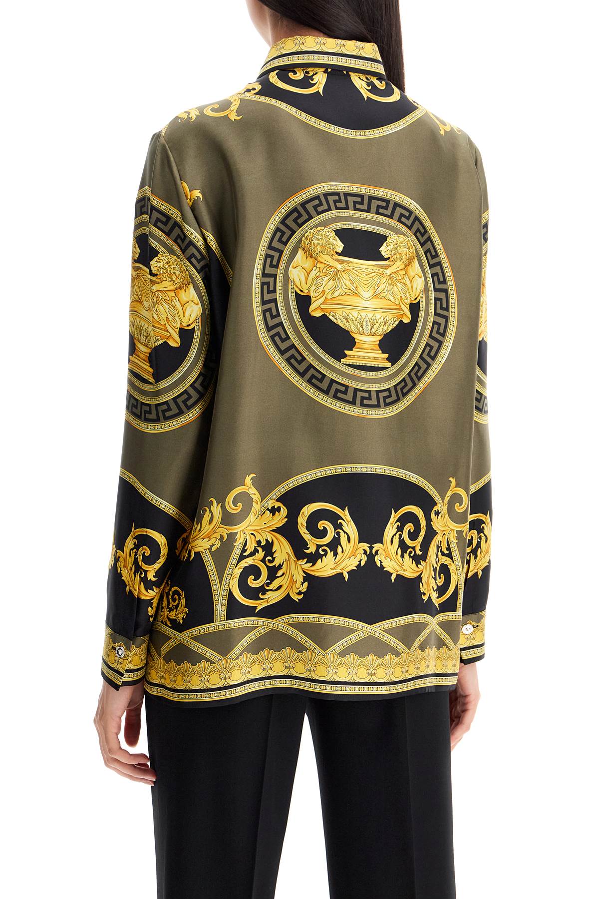 Versace Silk Shirt 'The Cut Of The Gods