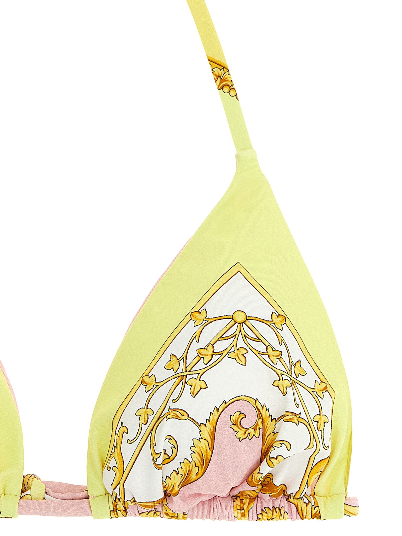 Versace 'Barocco' Bikini Top