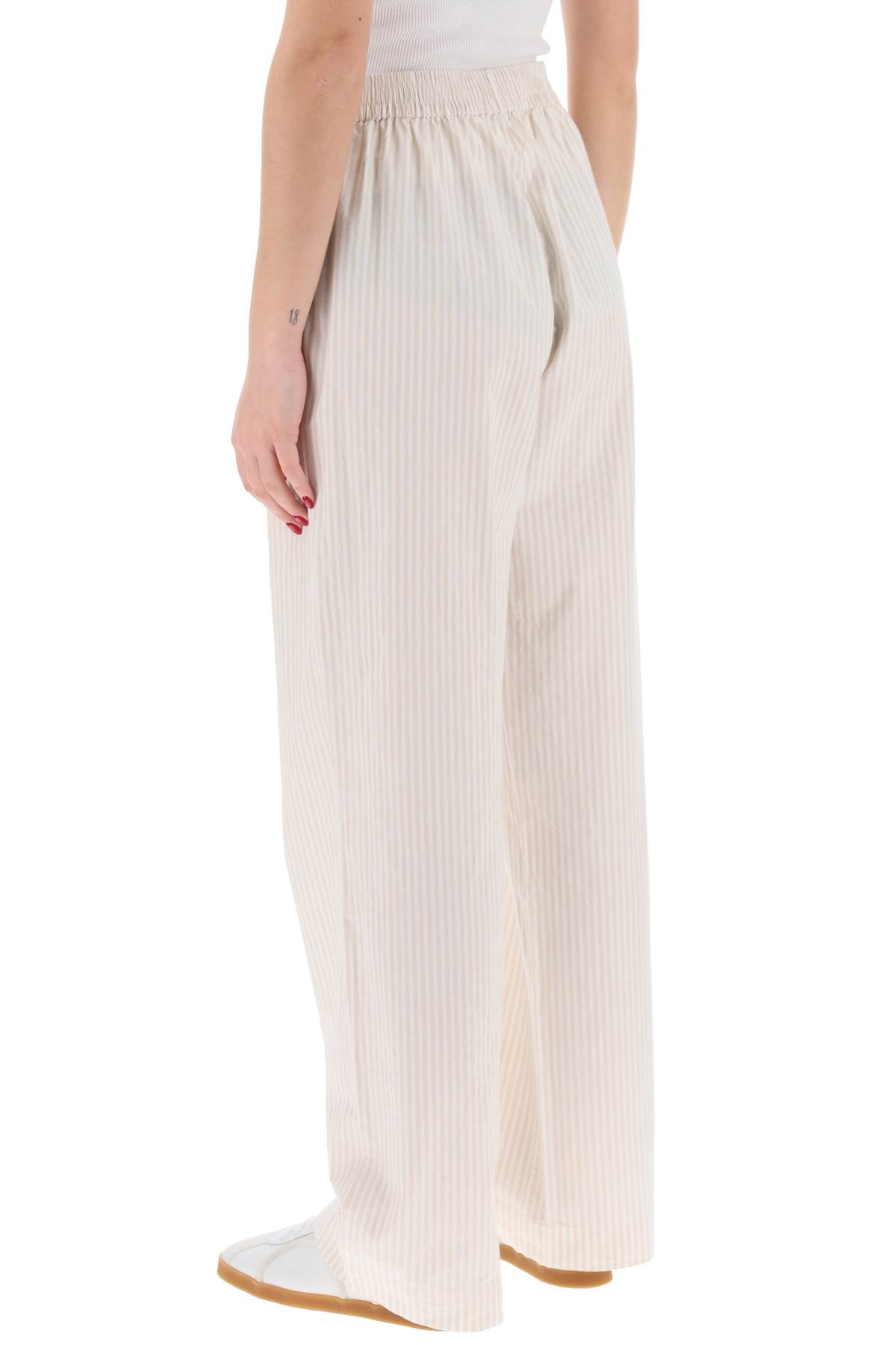 Skall Studio Organic Cotton Striped Claudia Pants