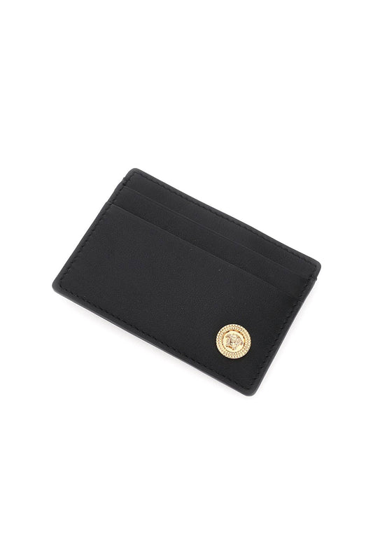 Versace Leather Medusa Cardholder Black