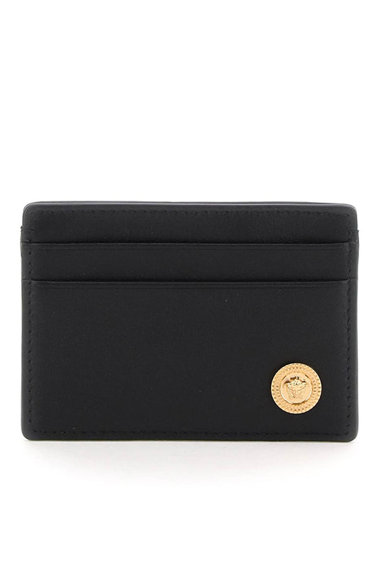 Versace Leather Medusa Cardholder Black