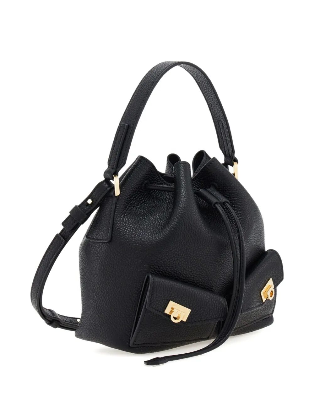 Ferragamo Hug Buckles Multipocket Bucket Bag