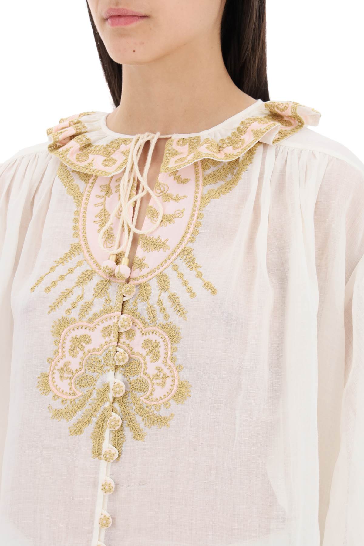 Zimmermann Ramie Blouse Made