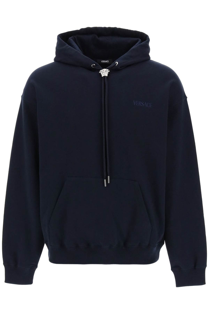 Versace La Medusa Hoodie Blue Aveugle Shop