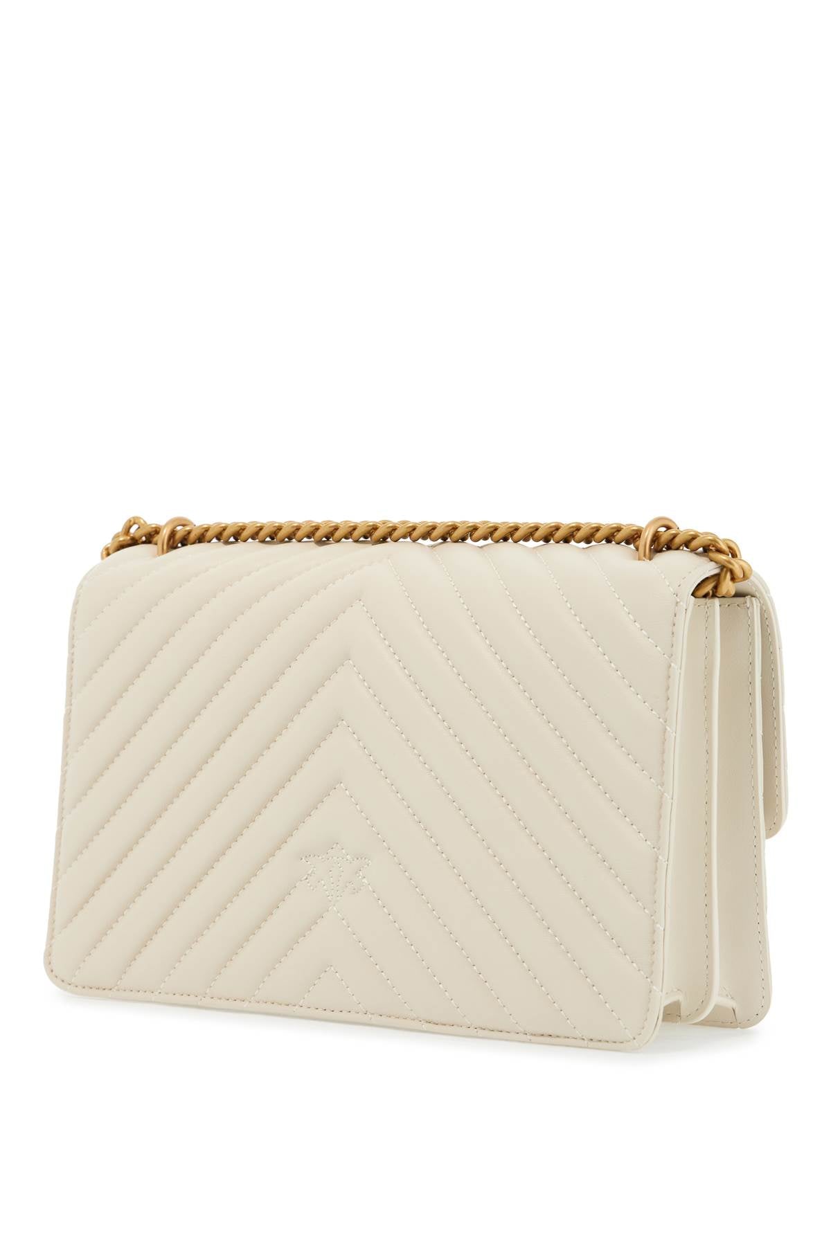 Pinko Chevron Quilted Classic Love Bag One