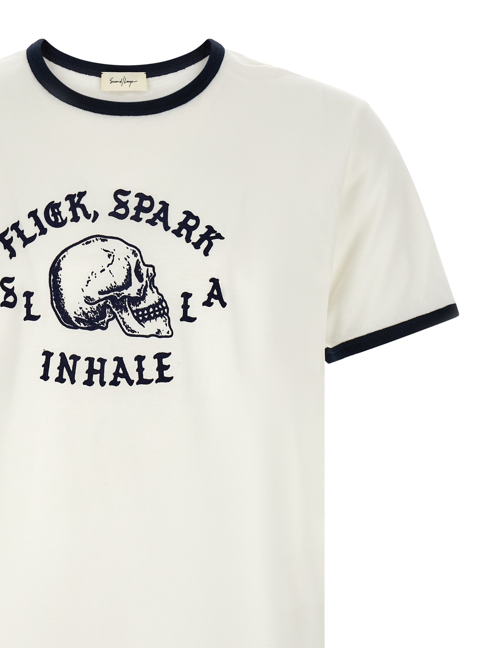 Second/Layer 'Flick, Spark, Inhale Ringer' T-Shirt