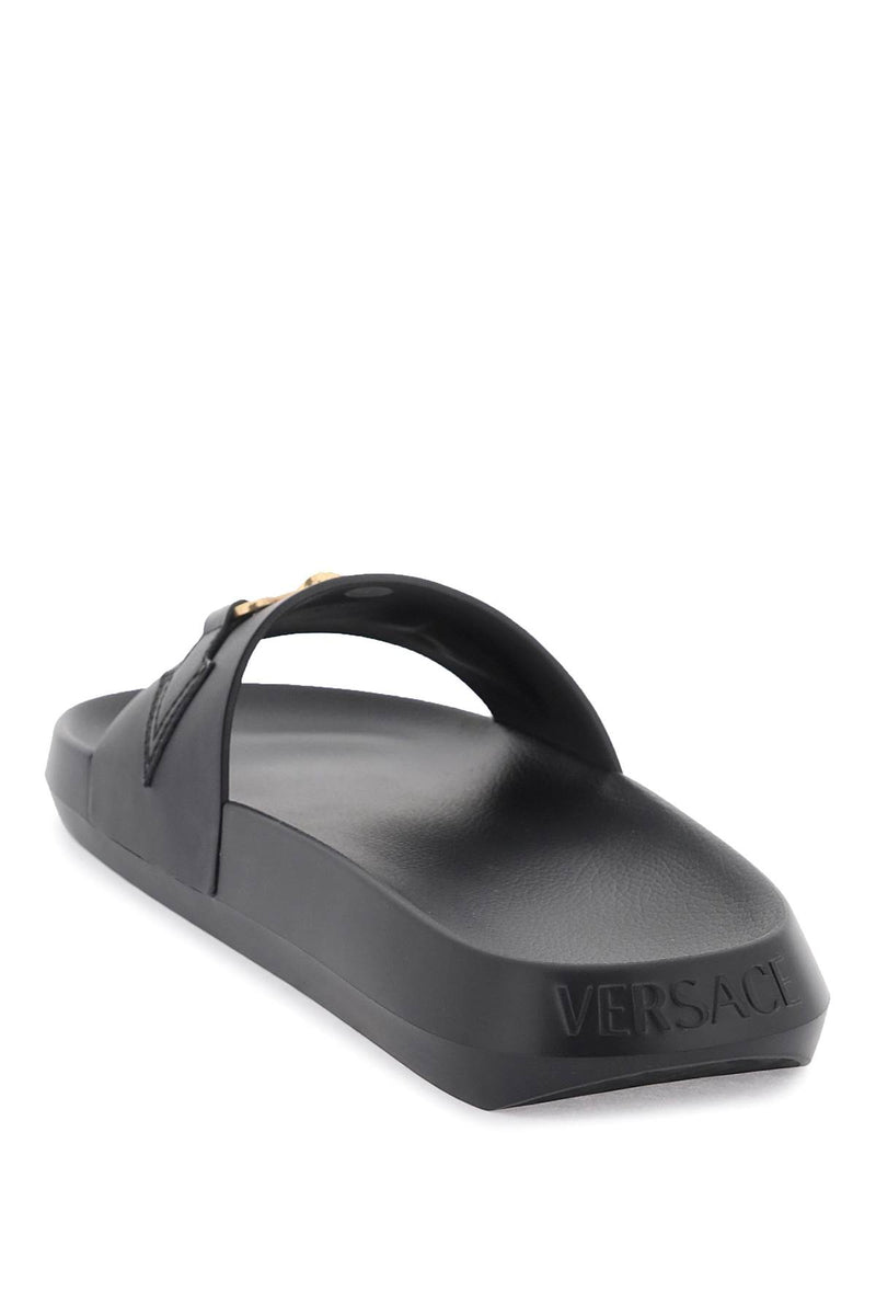 Versace Medusa Biggie Slides Black