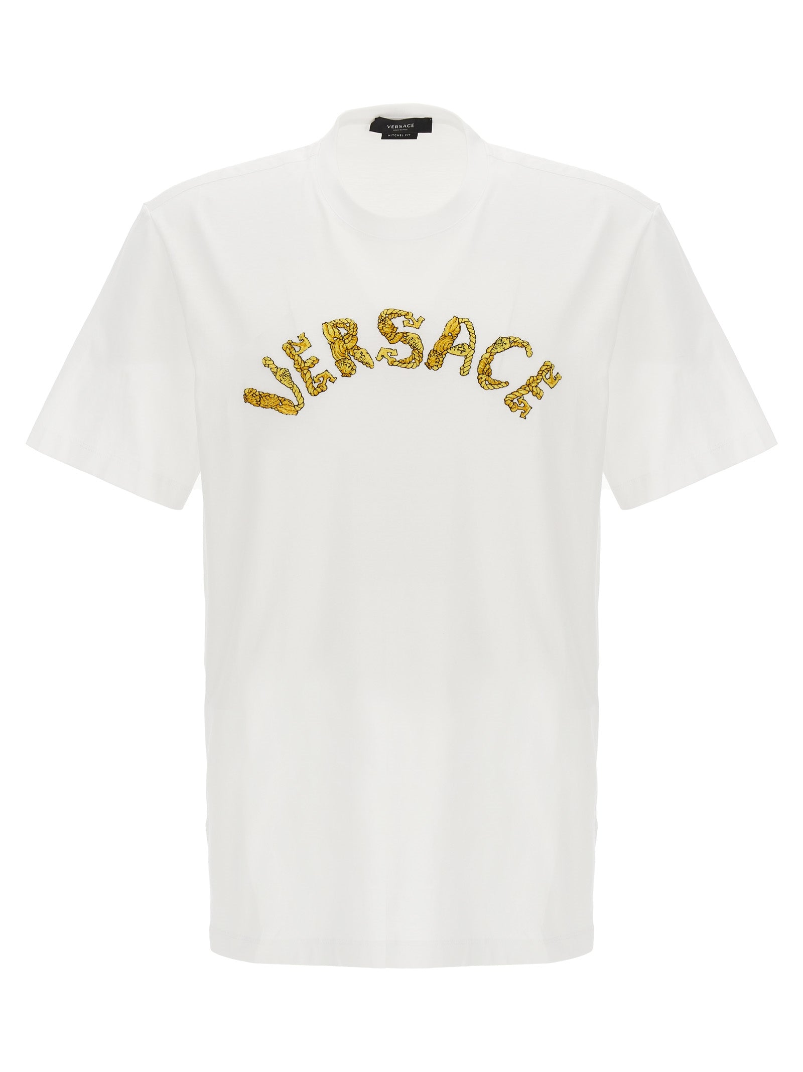 Versace Logo Embroidery T-Shirt