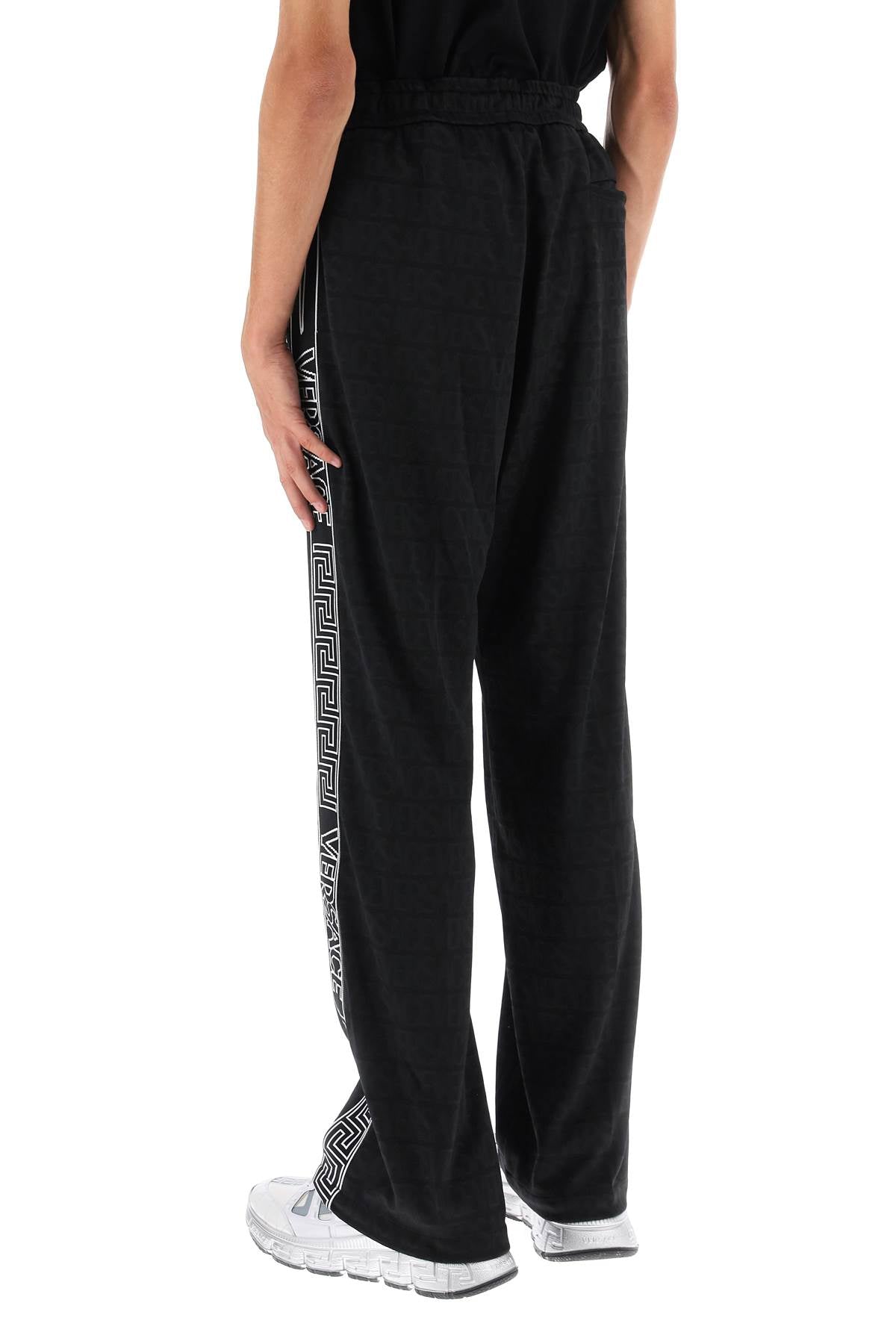 Versace Greca Joggers Black