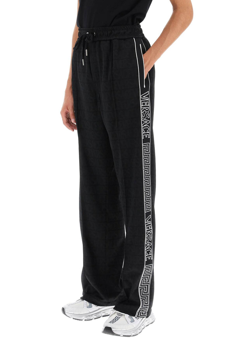 Versace Greca Joggers Black