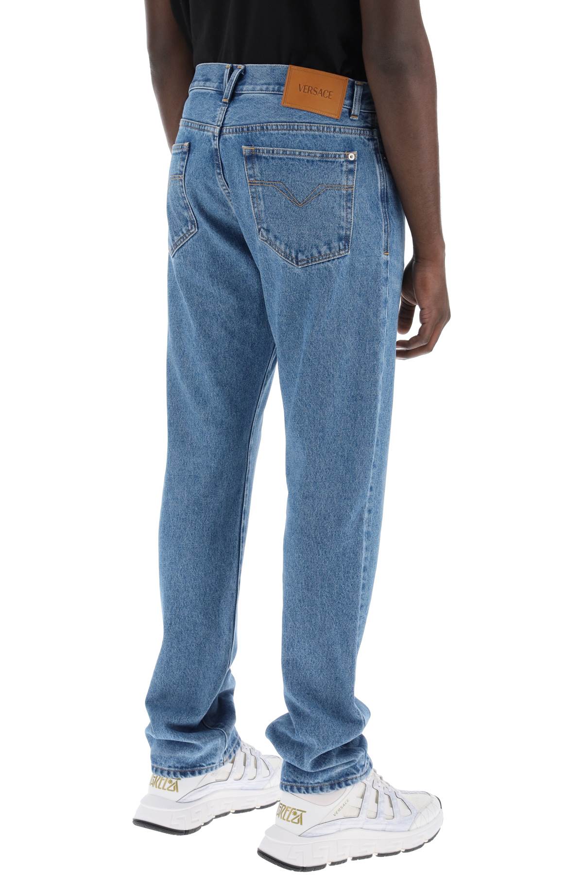 Versace Medusa Biggie Regular Fit Jeans Blue