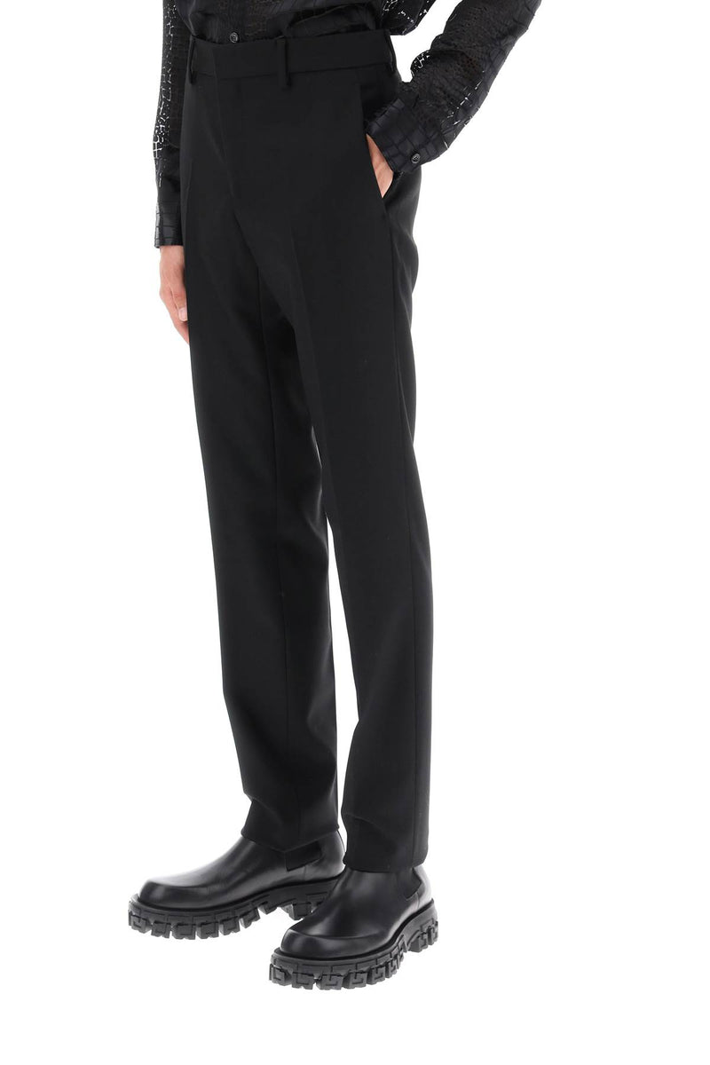 Versace Tailoring Cigarette Pants Black