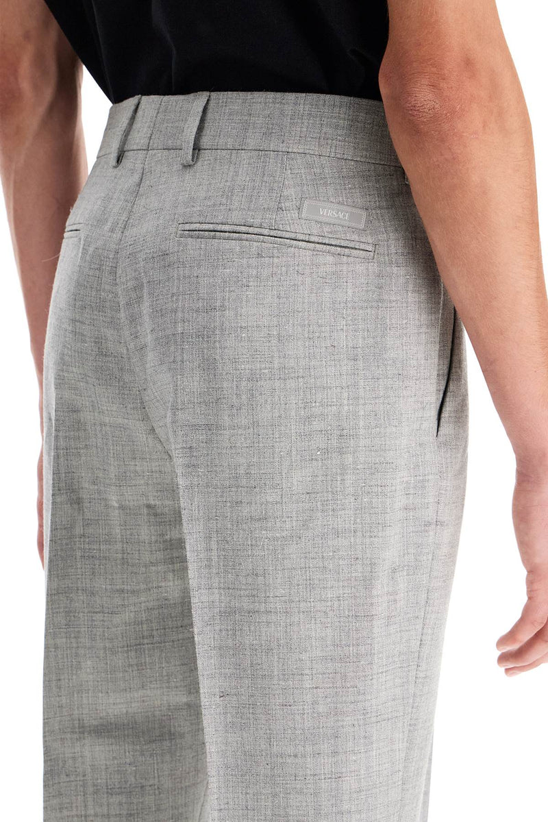 Versace Tailoring Cigarette Pants Grey