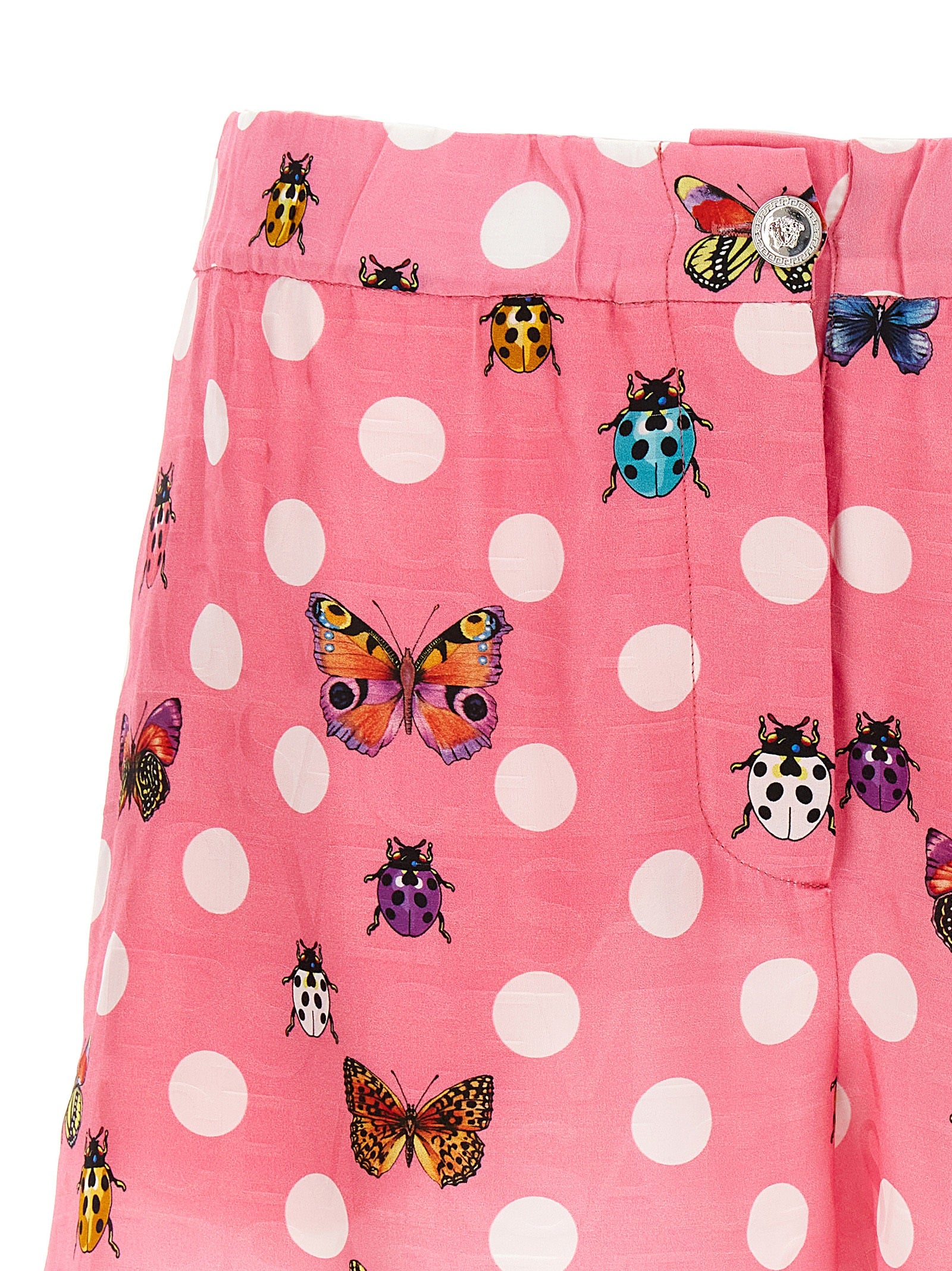 Versace 'Heritage Butterflies & Ladybugs Polka Dot' Capsule Shorts