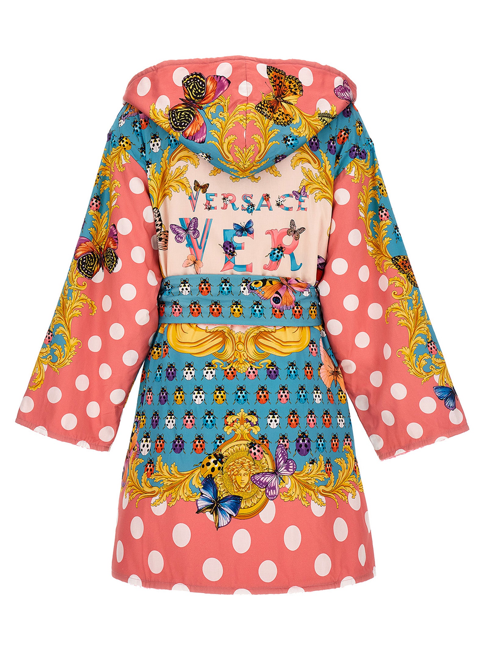 Versace Home Heritage Butterflies & Ladybugs' La Vacanza Capsule Bathrobe