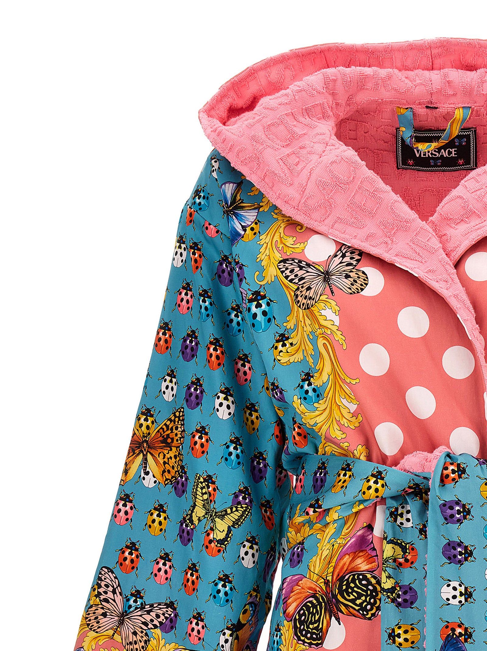 Versace Home Heritage Butterflies & Ladybugs' La Vacanza Capsule Bathrobe