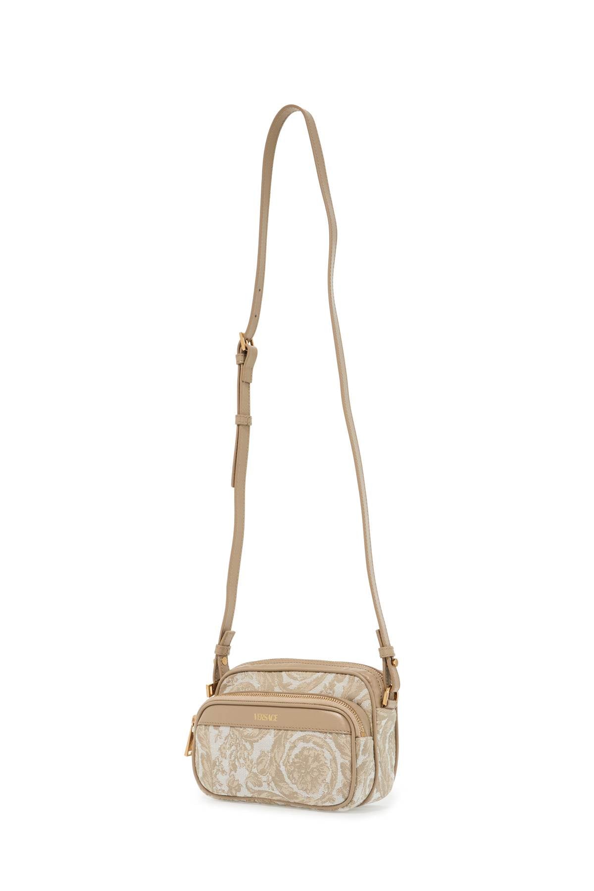 Versace Baroque Messenger Bag Beige