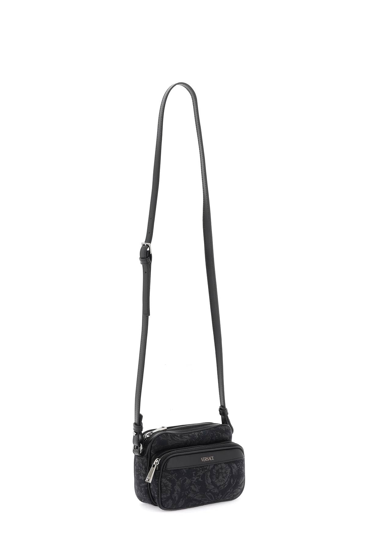 Versace Baroque Messenger Bag Black