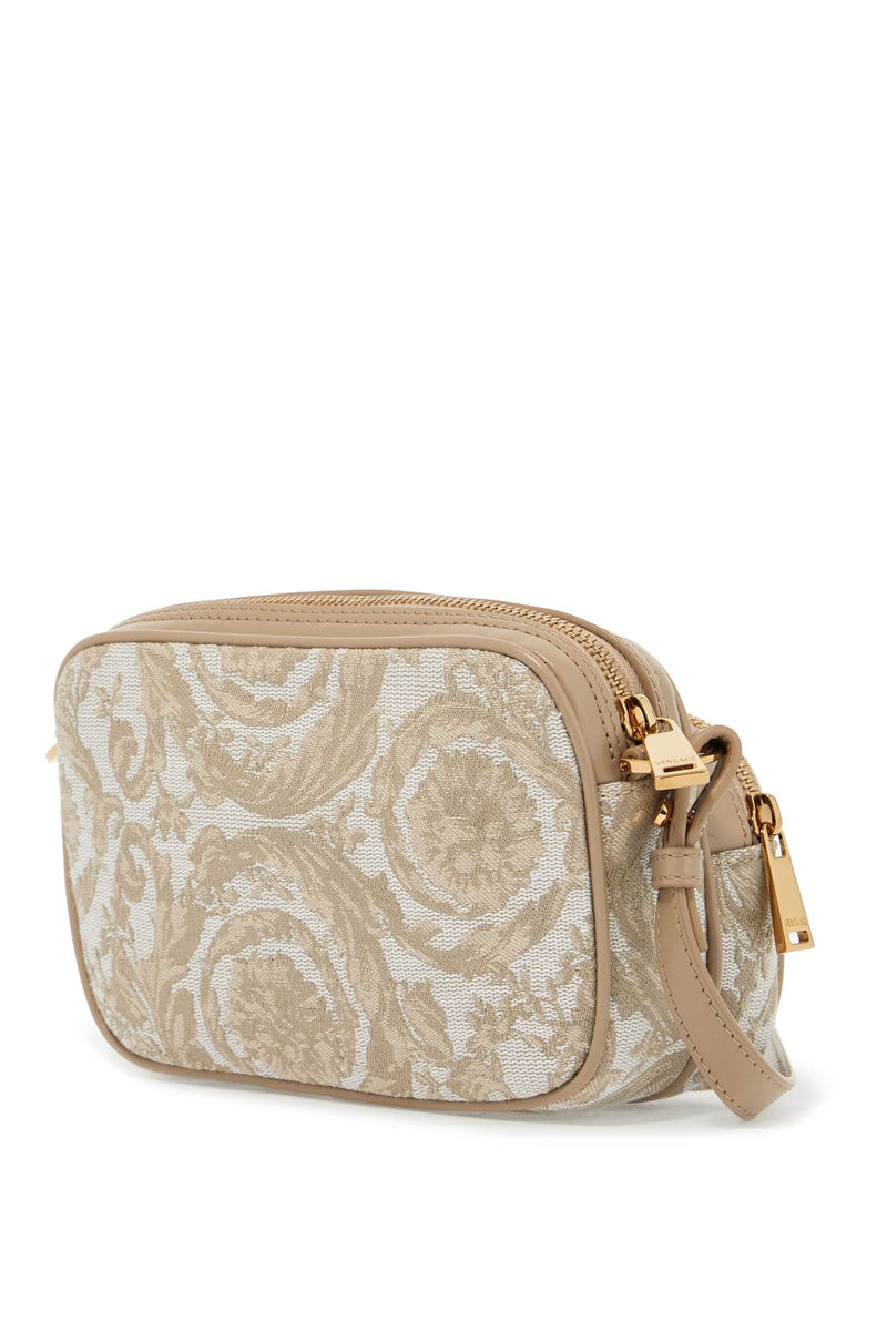 Versace Baroque Messenger Bag Beige