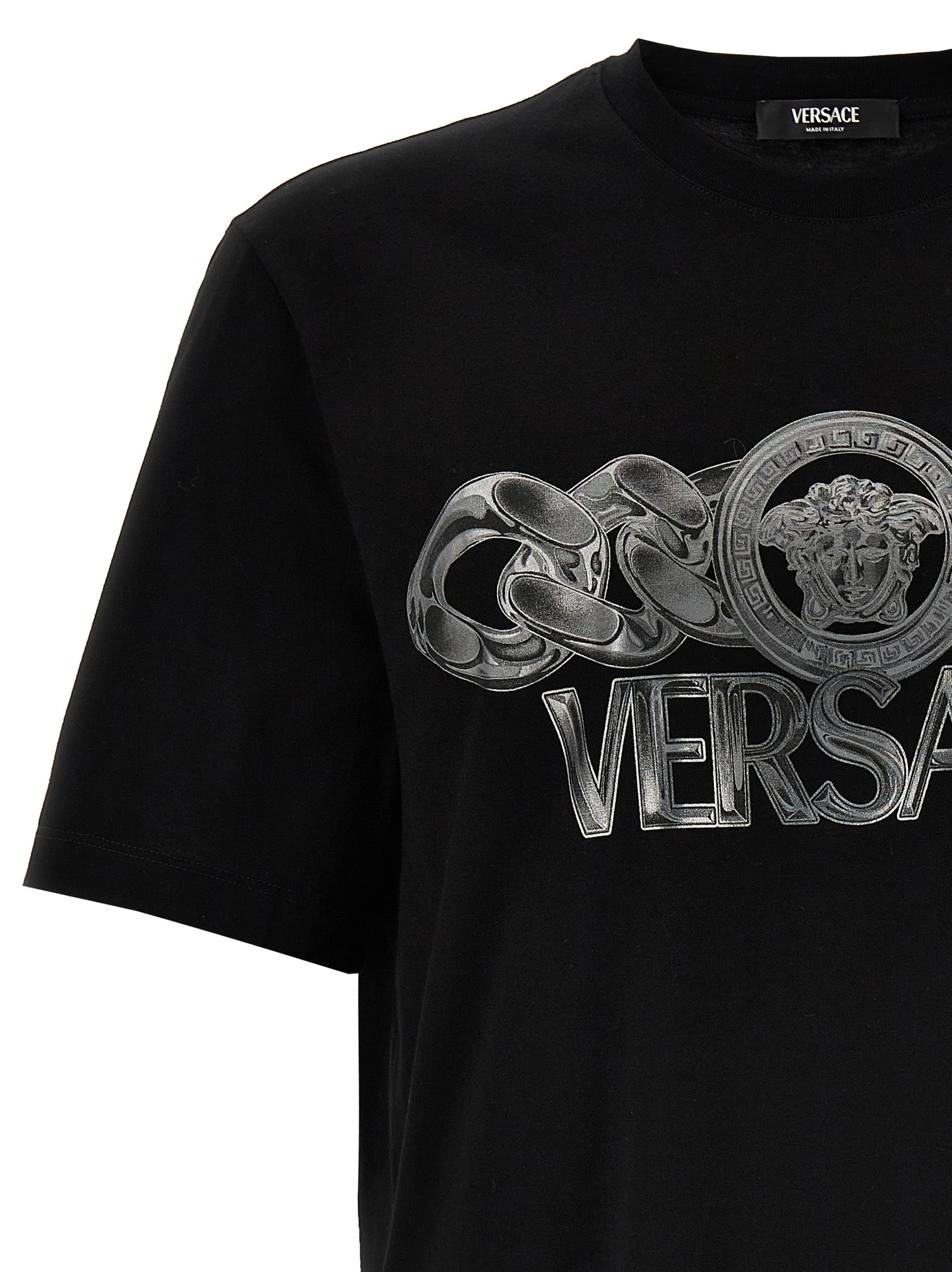 Versace 'Medusa' Logo Print T-Shirt