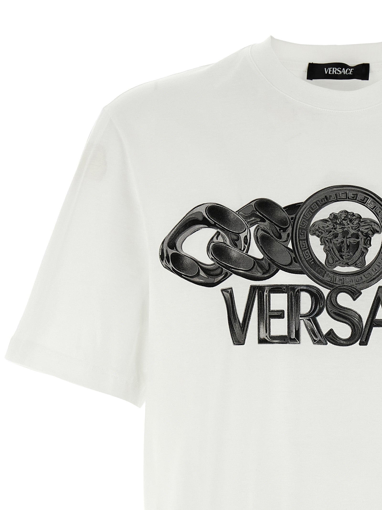 Versace 'Medusa' Logo Print T-Shirt