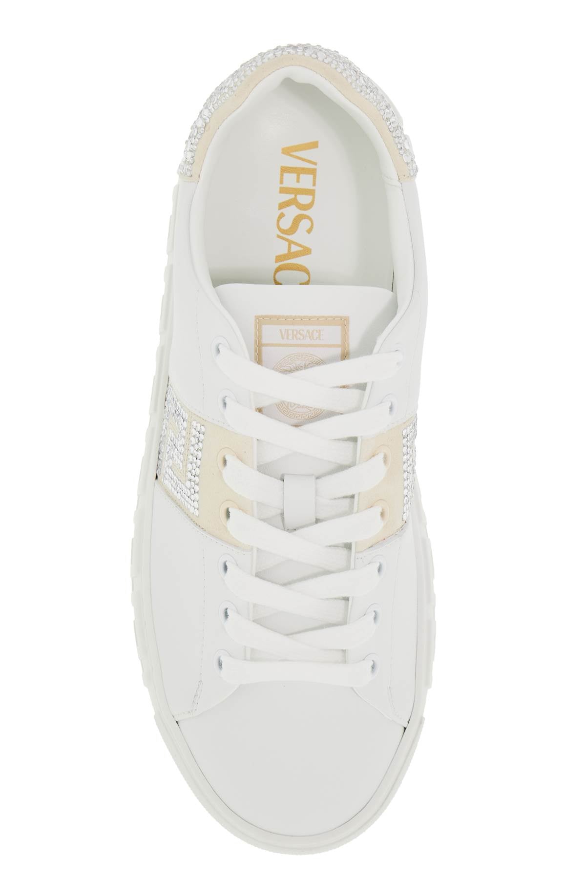 Versace Greca Crystal Sneakers