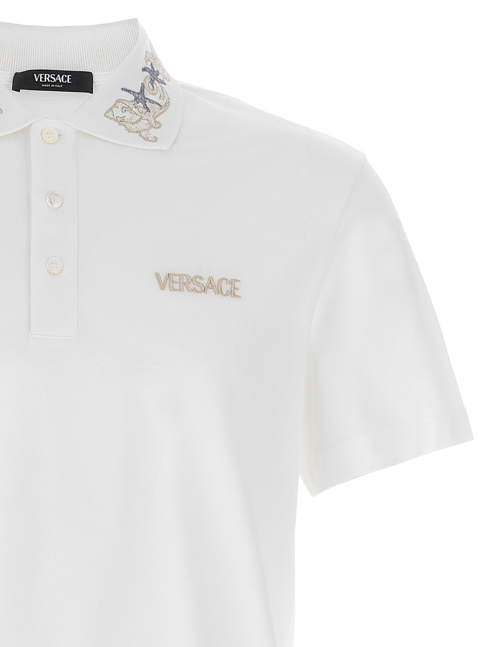 Versace 'Barocco Sea' Polo Shirt