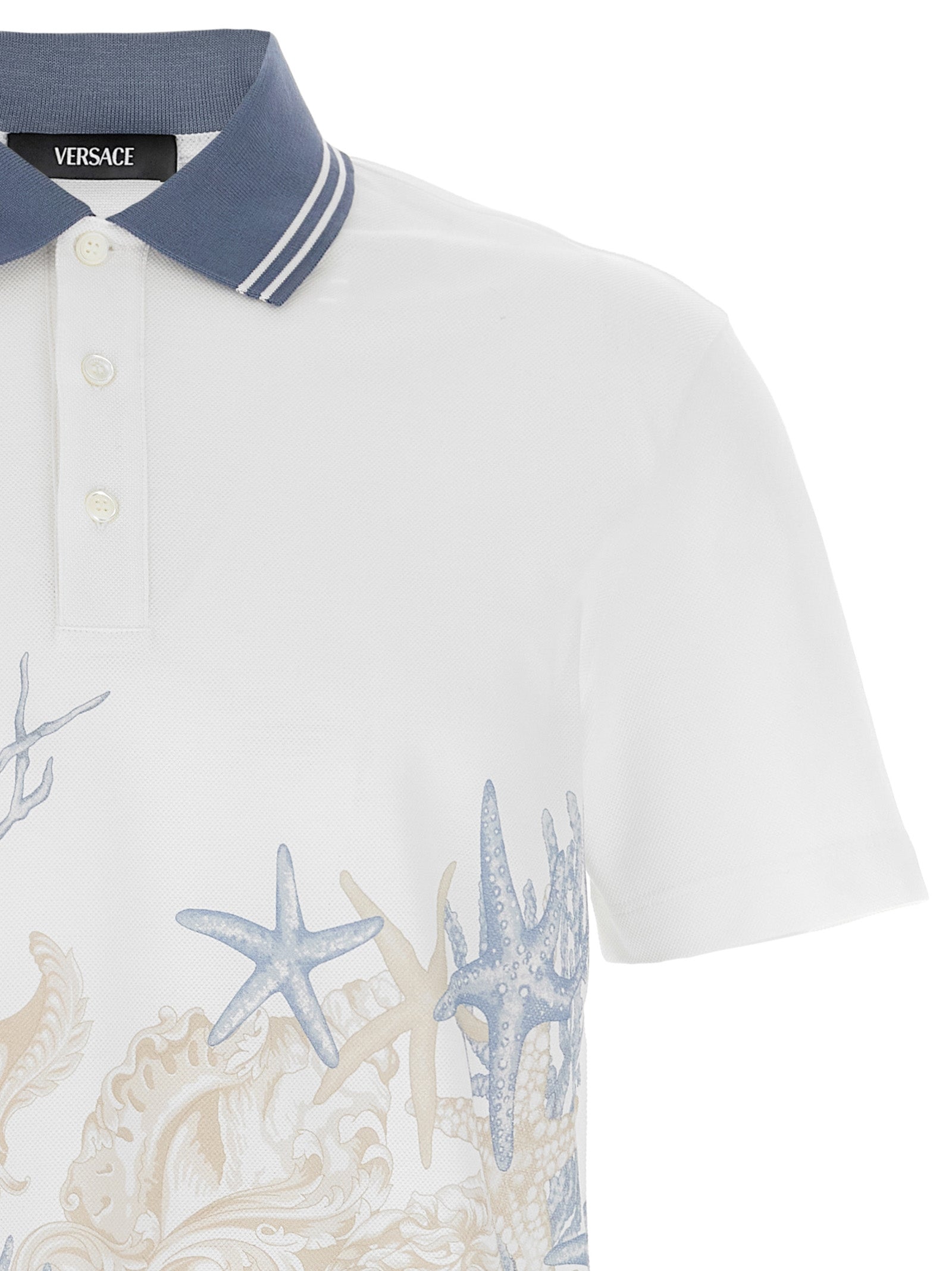 Versace 'Barrocco Sea' Polo Shirt