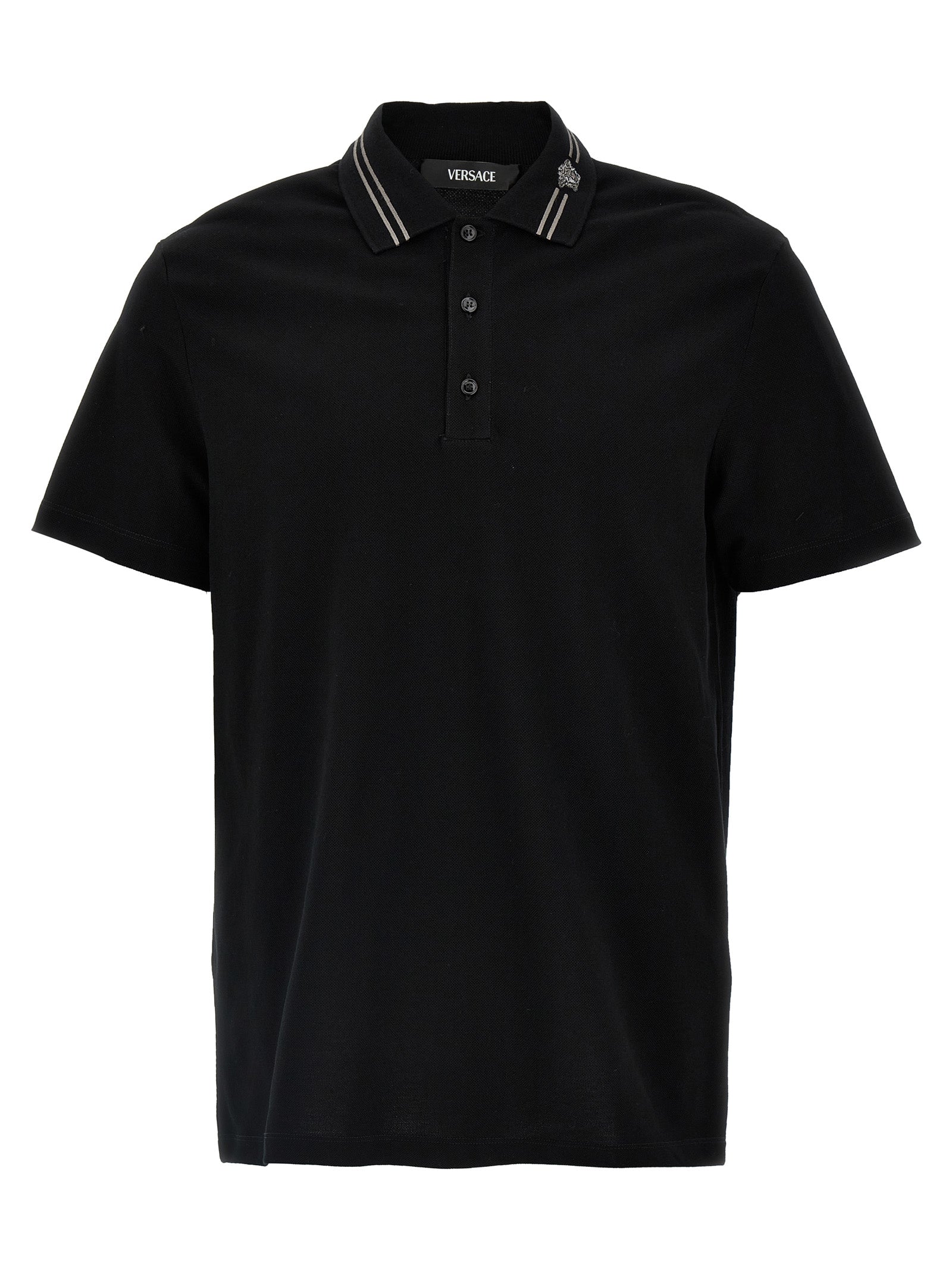 Versace 'Medusa Embroidery' Polo Shirt