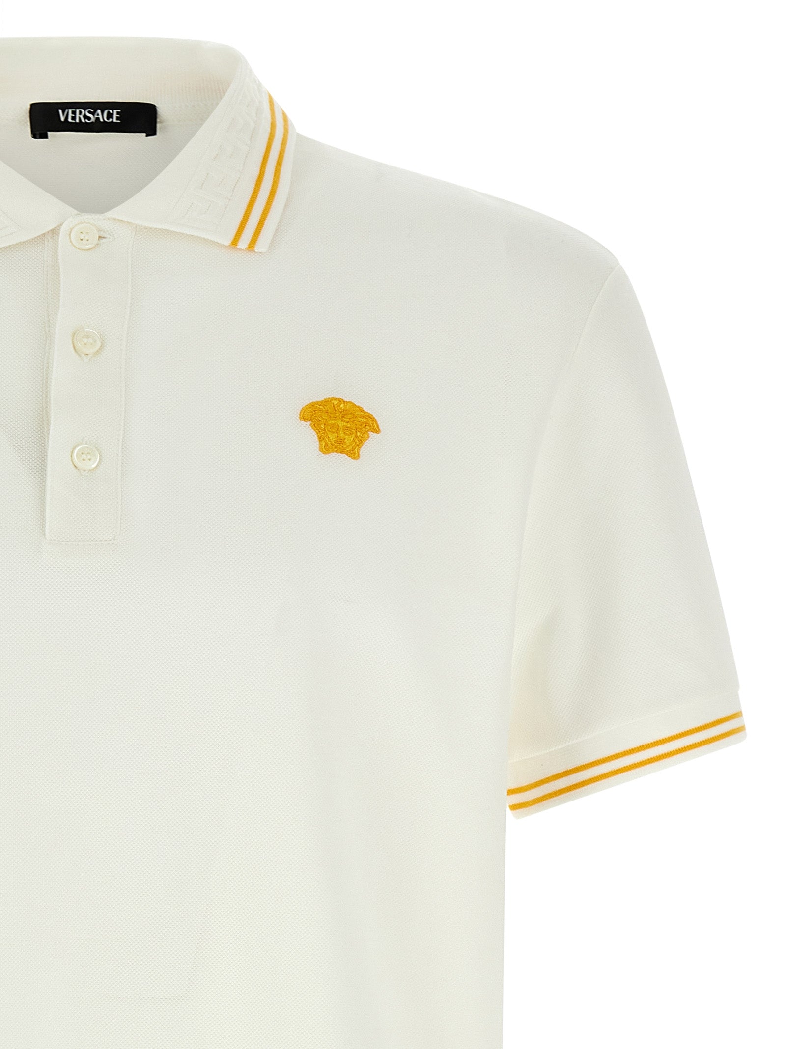 Versace 'Medusa Pop Embroidery' Polo Shirt