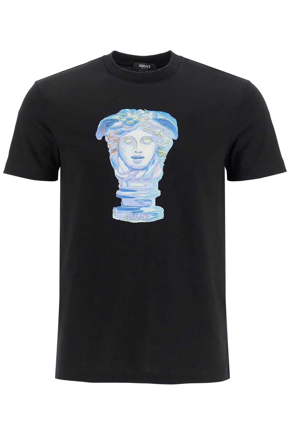 Versace 'Medusa Gallery Embroidered T-Shirt