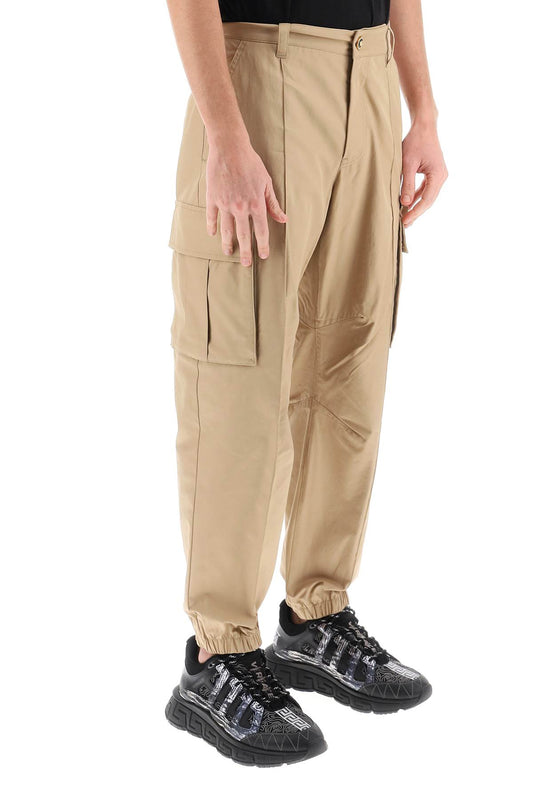 Versace Medusa Cargo Pants Beige