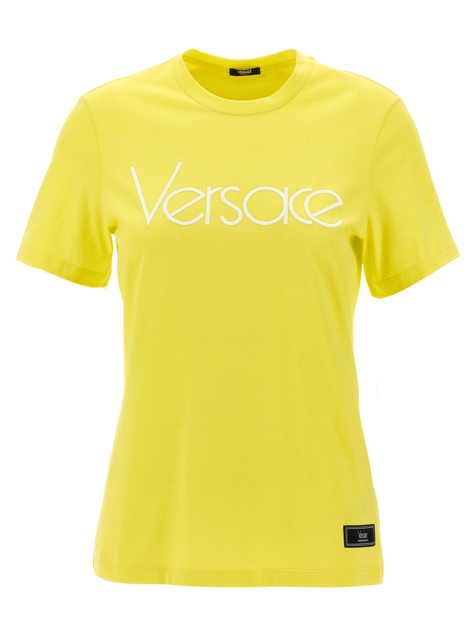 Versace Logo Embroidery T-Shirt