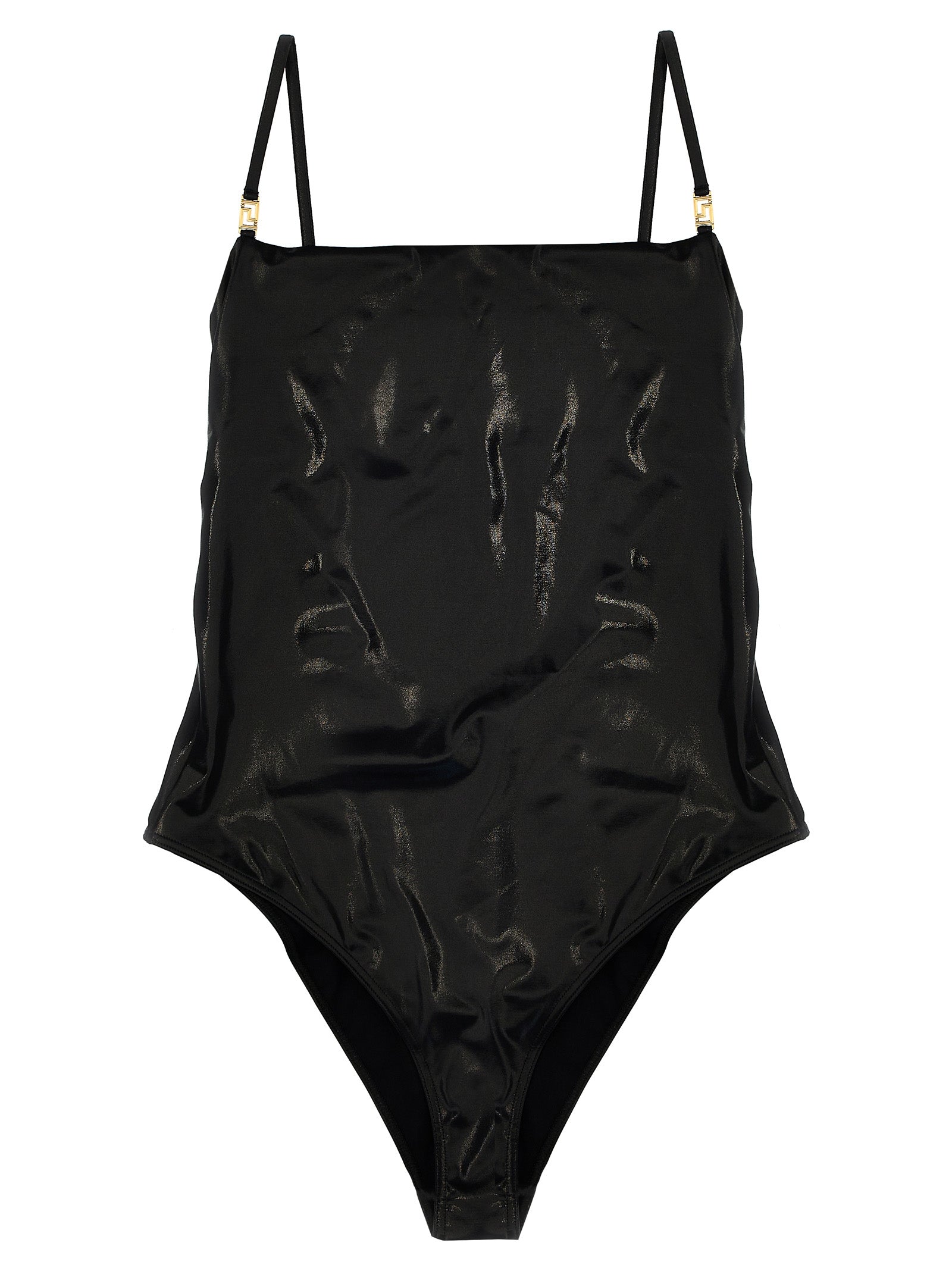 Versace 'Greca' One-Piece Swimsuit