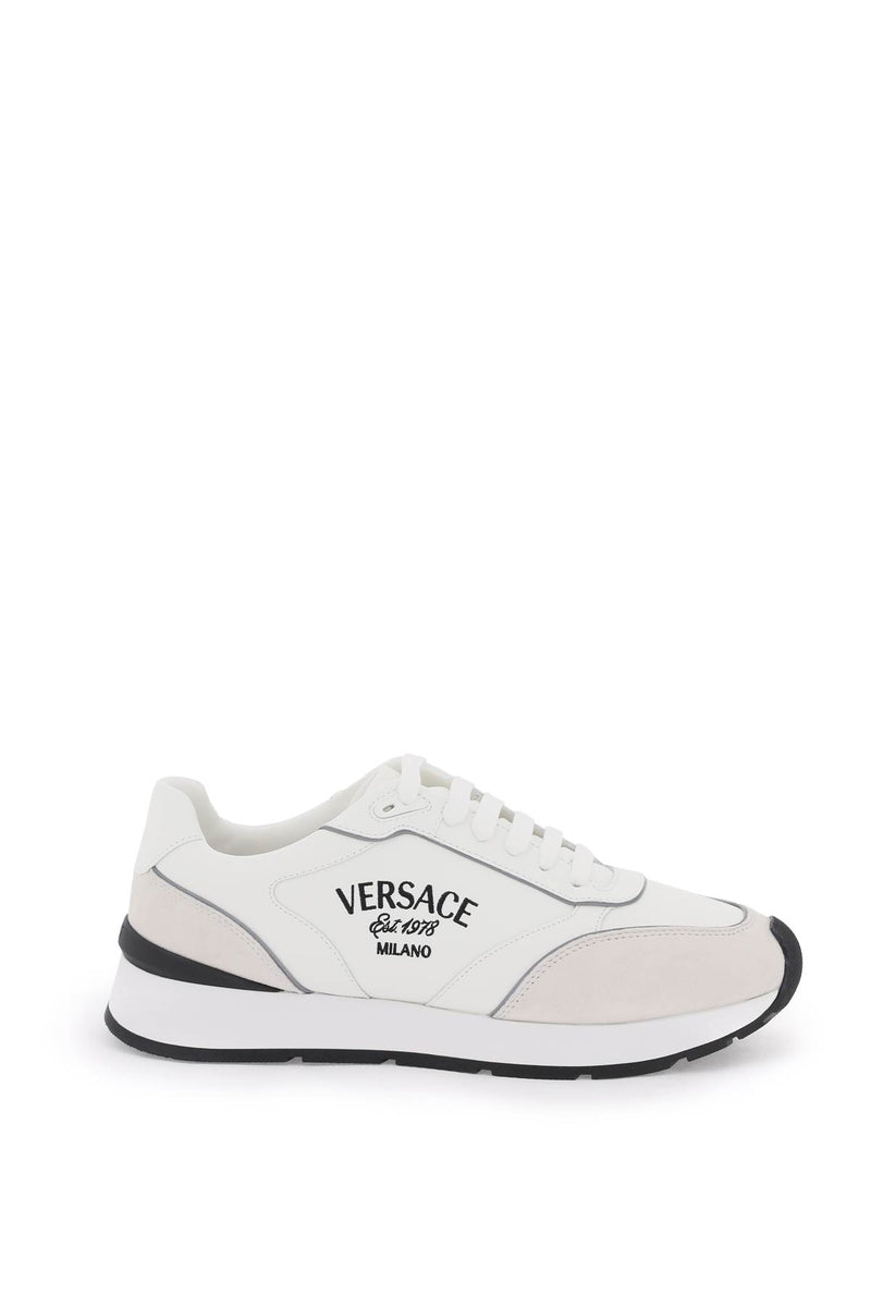 Versace Milano Runner Sneakers White