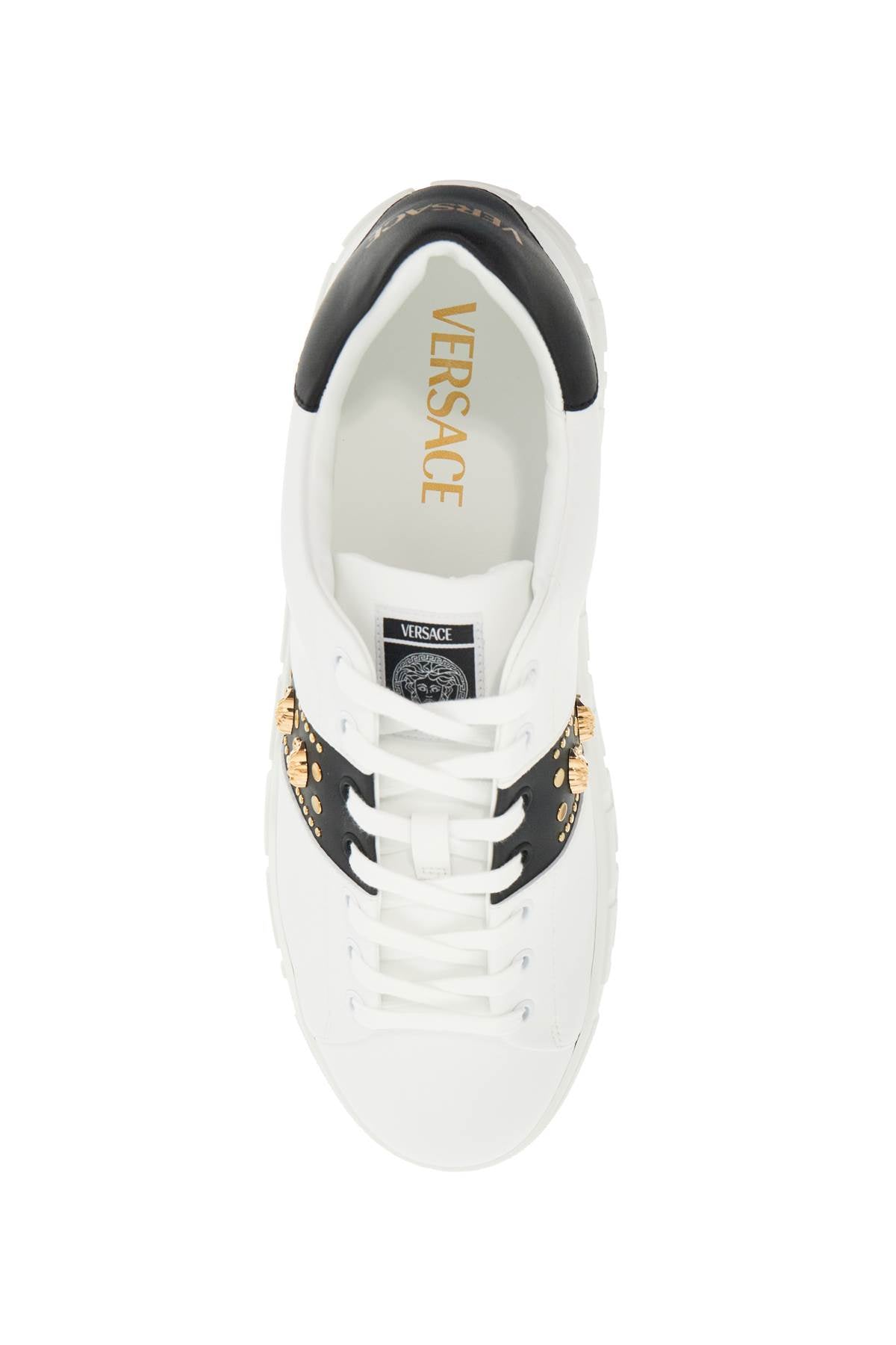 Versace Studded Greek Sneakers