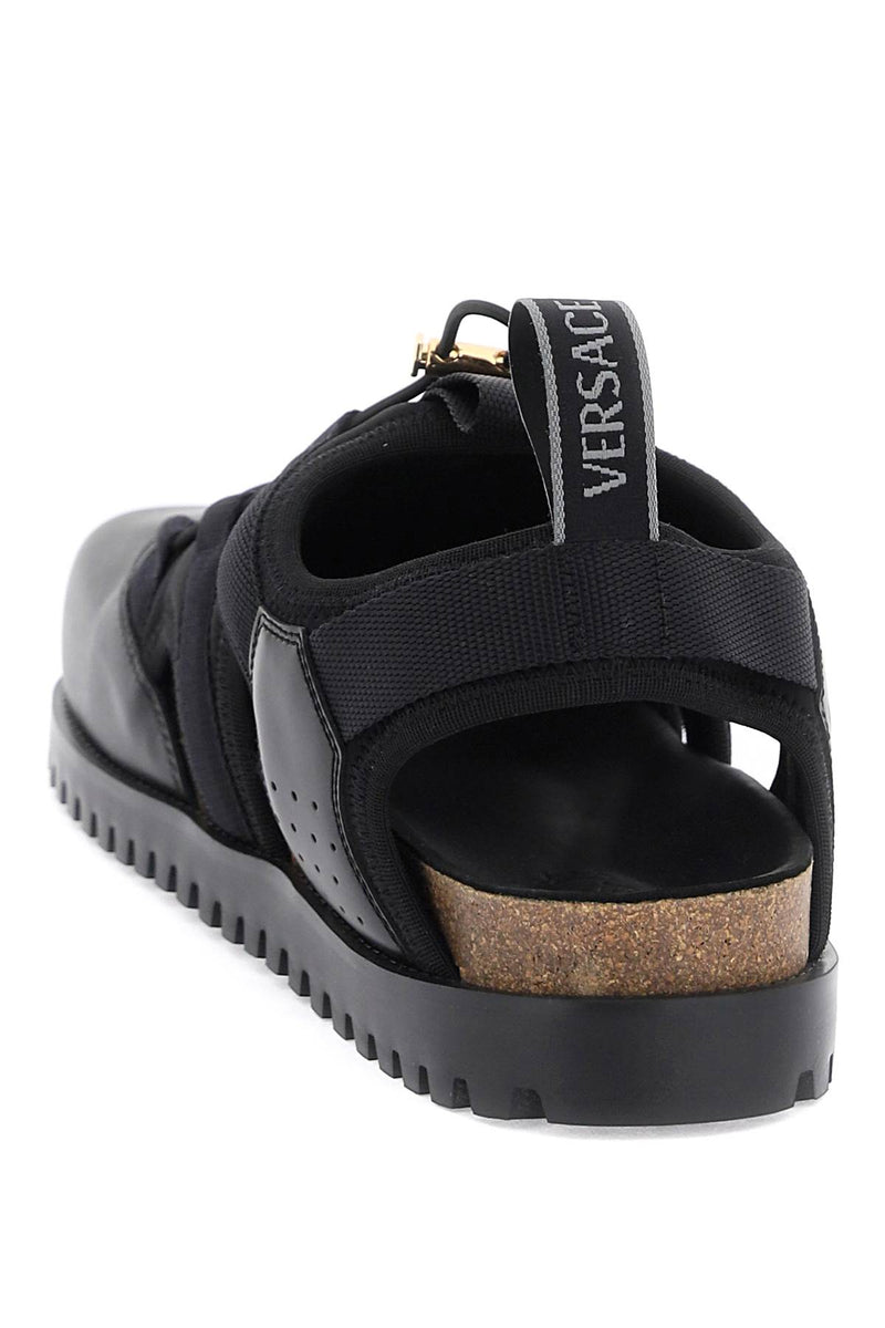 Versace Medusa Track Sandals Black