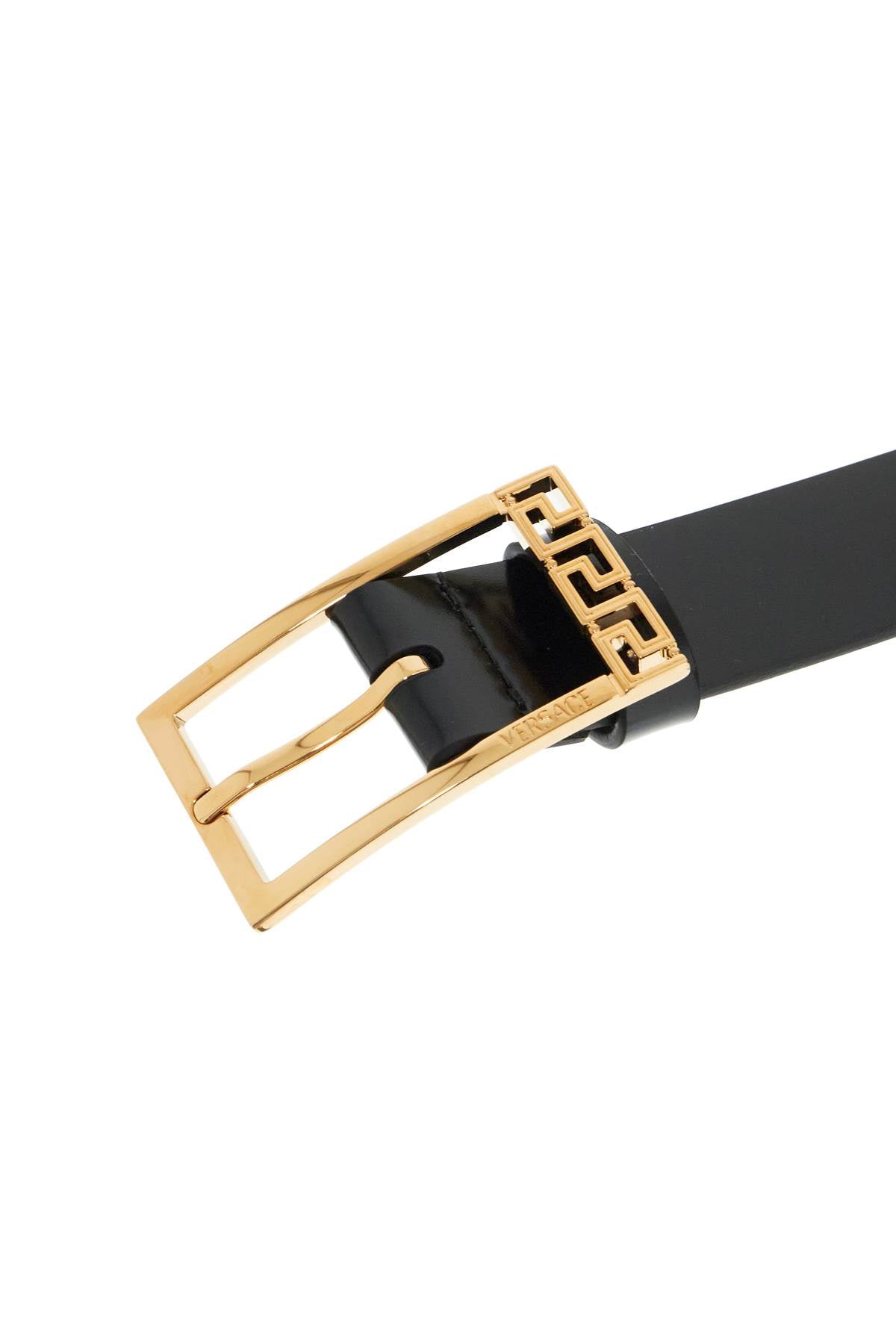 Versace Greek Belt Black