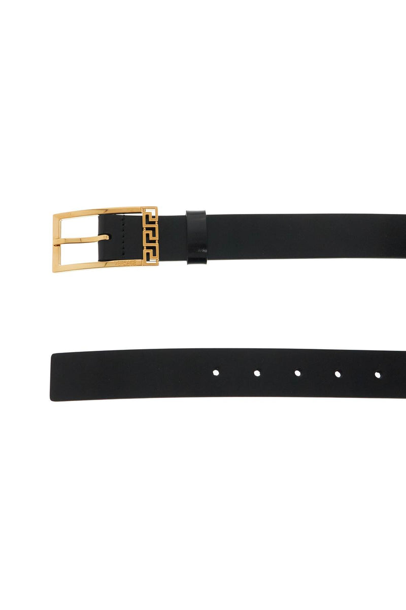 Versace Greek Belt Black