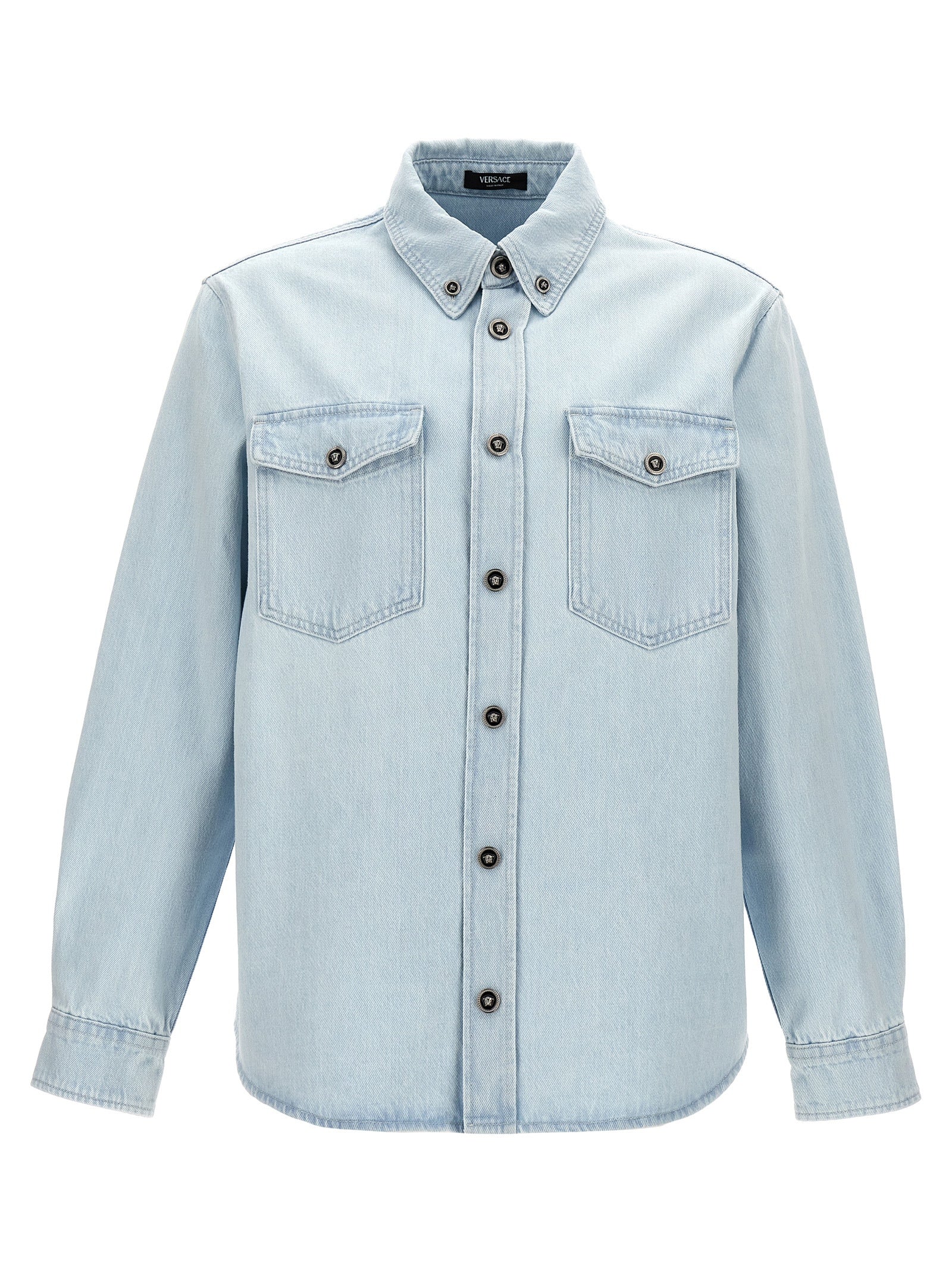 Versace 'Medusa' Denim Shirt