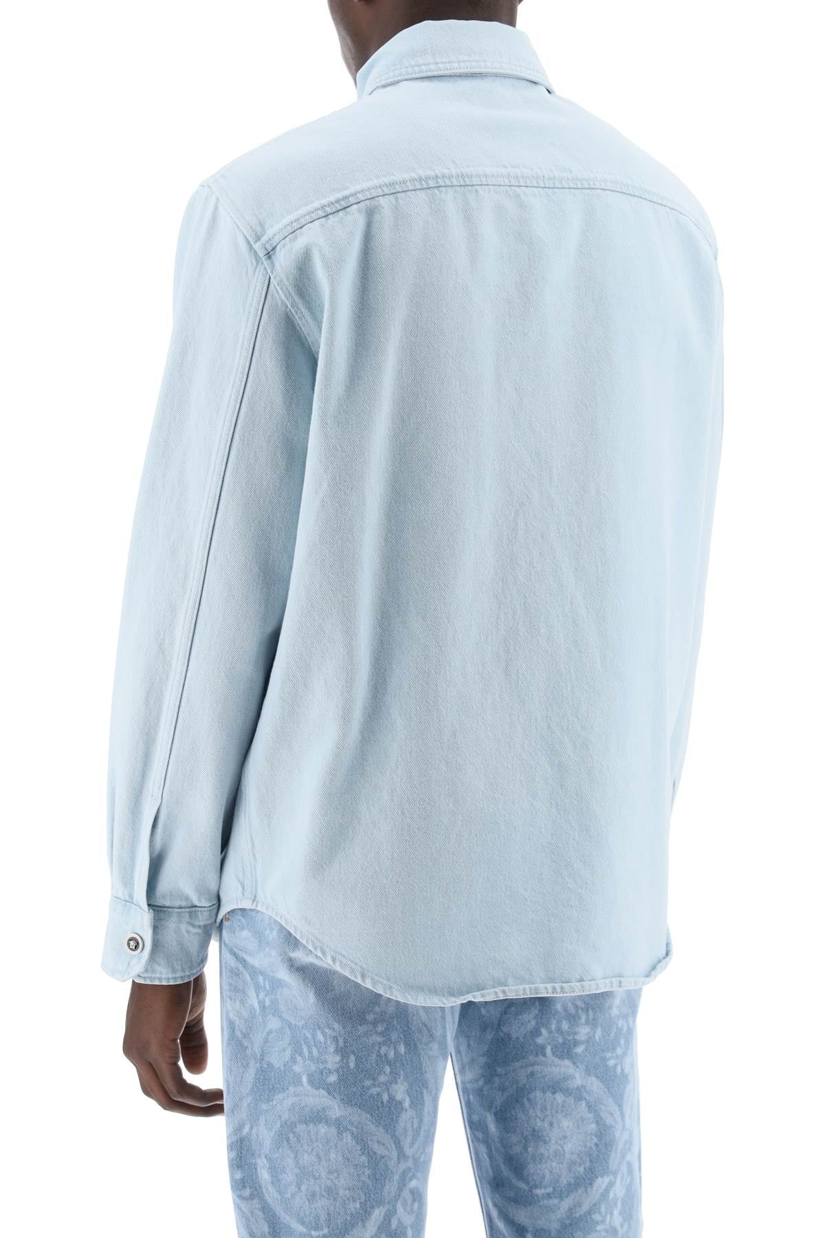 Versace Medusa Denim Shirt