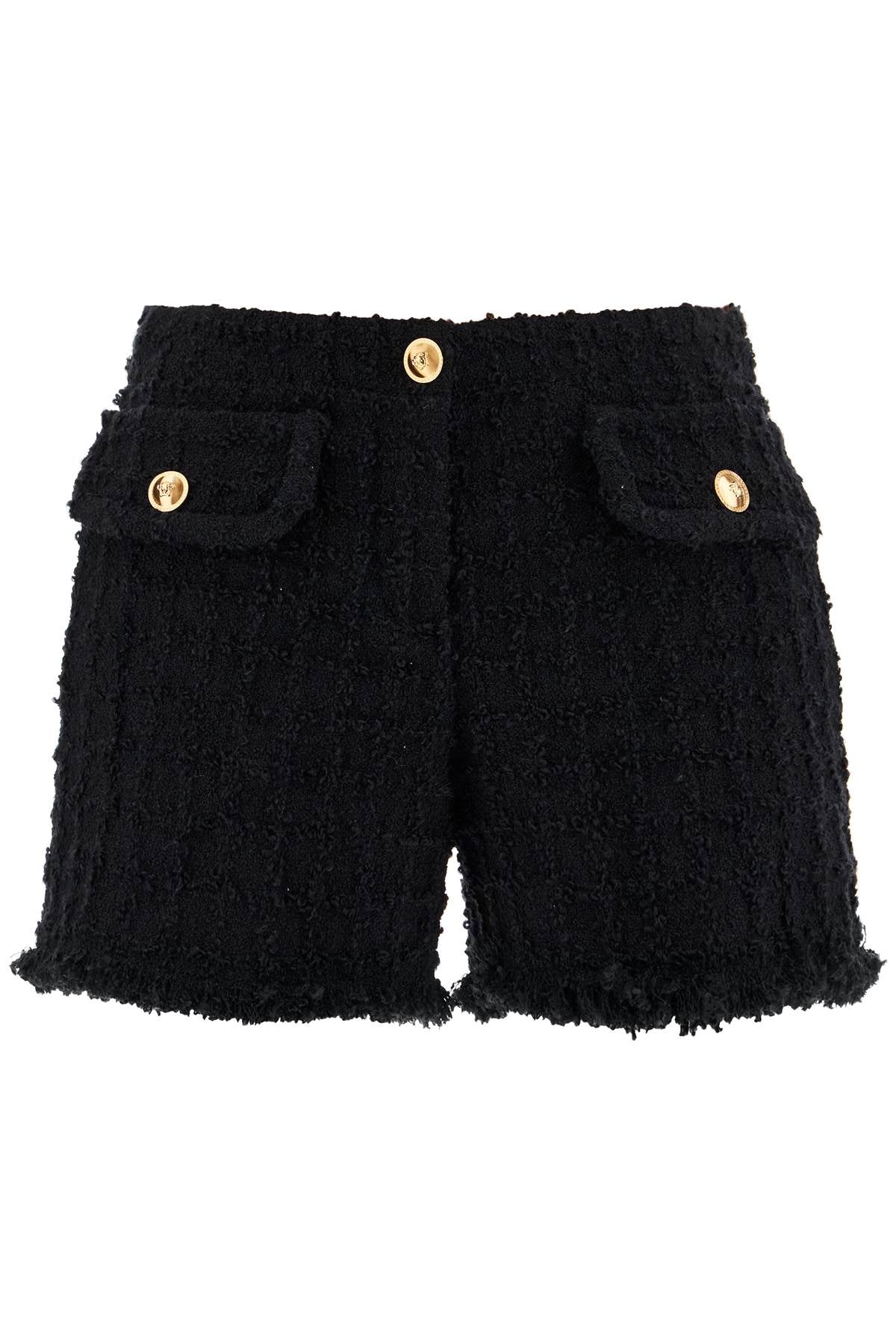 Versace Heritage Tweed Mini Shorts