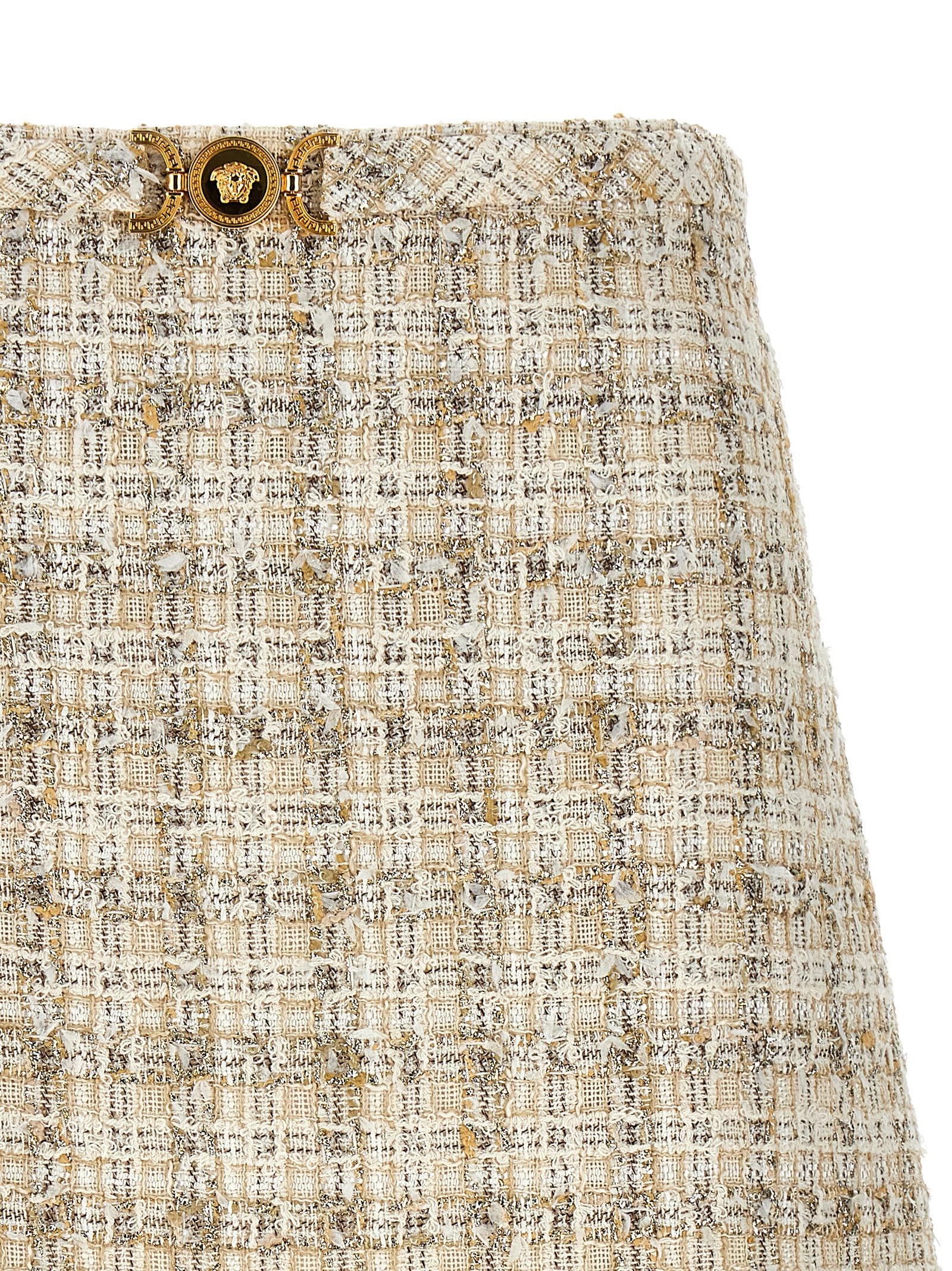 Versace Tweed Mini Skirt