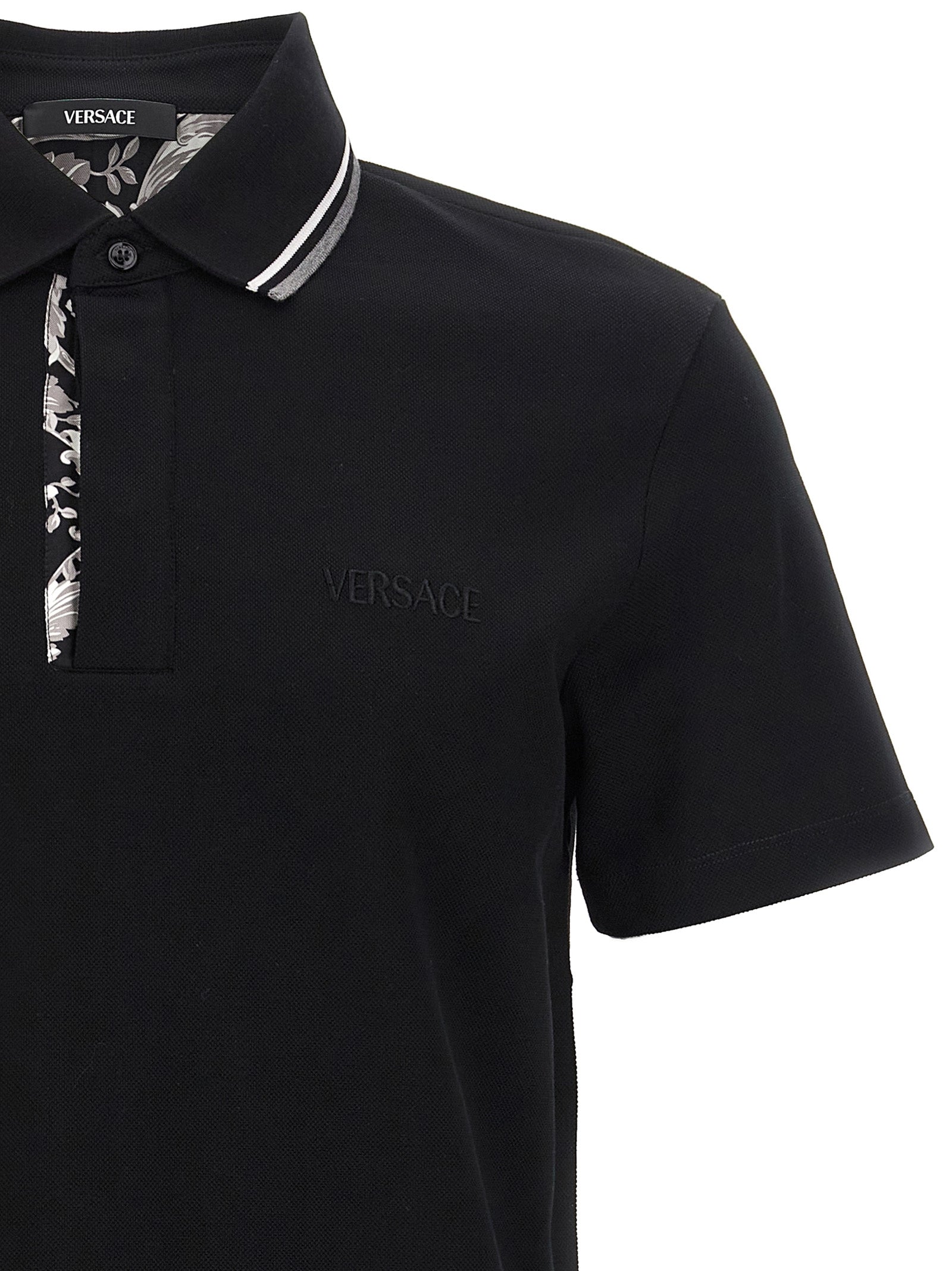 Versace 'Barocco' Polo Shirt